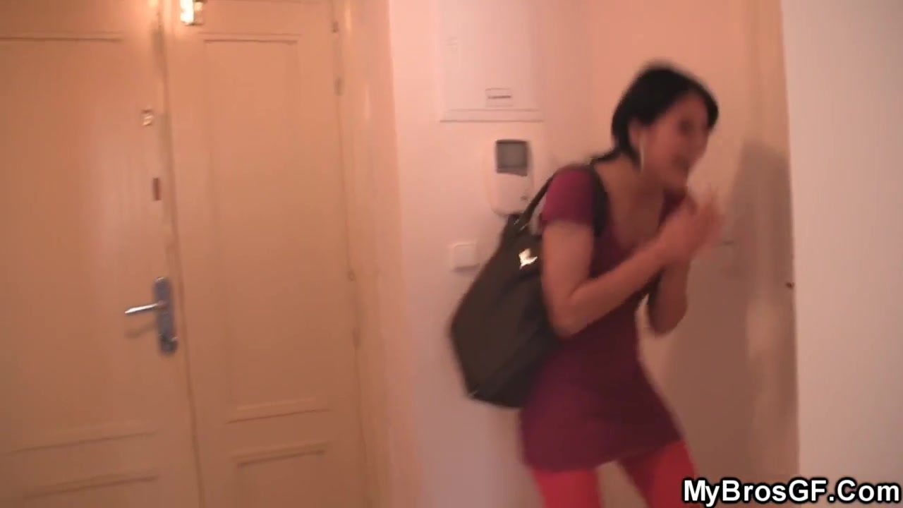 Cheating Brunette Girlfriend Caught Riding Another Cock