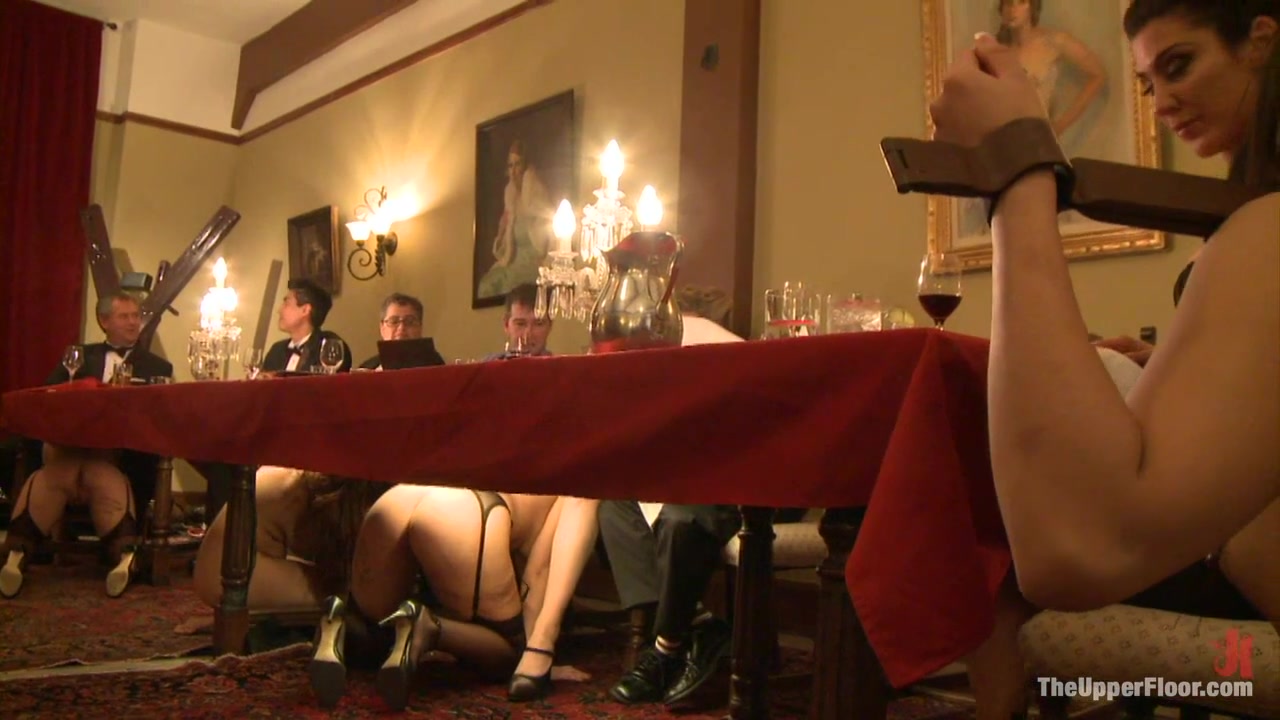 Maestro Satine Phoenix Cherry Torn Bella Rossi Lobo James Mister Torn Nina No Laura Antoniou in The First Supper, Two - TheUpperFloor