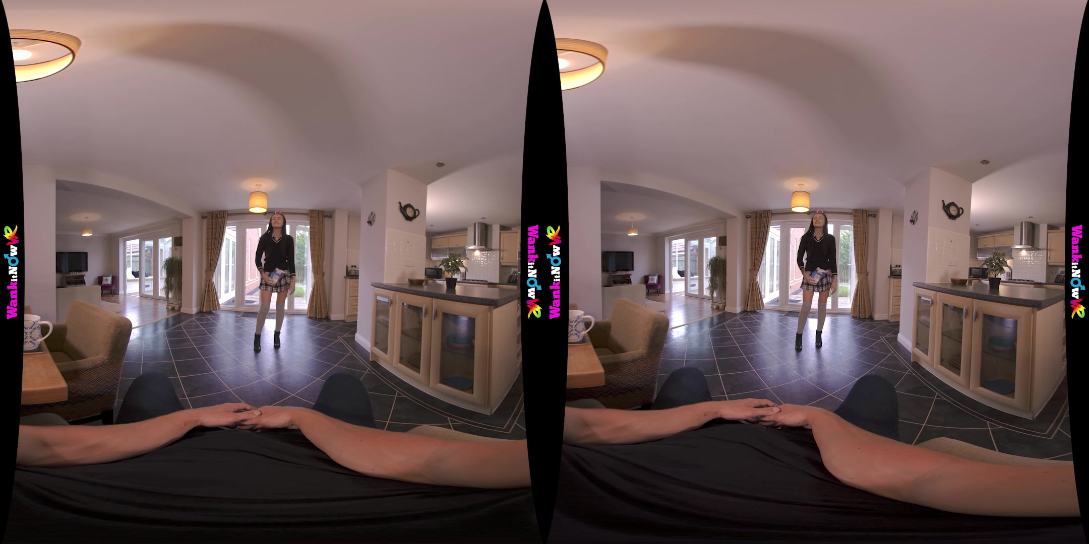 Nympho Neighbour featuring Shay London - WankitNowVR