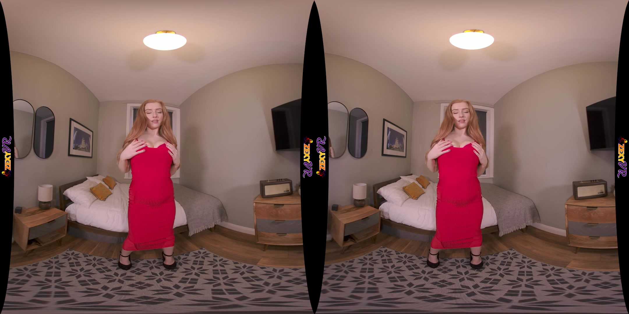 Woman In Red featuring Jen Loveheart - ZexyVR