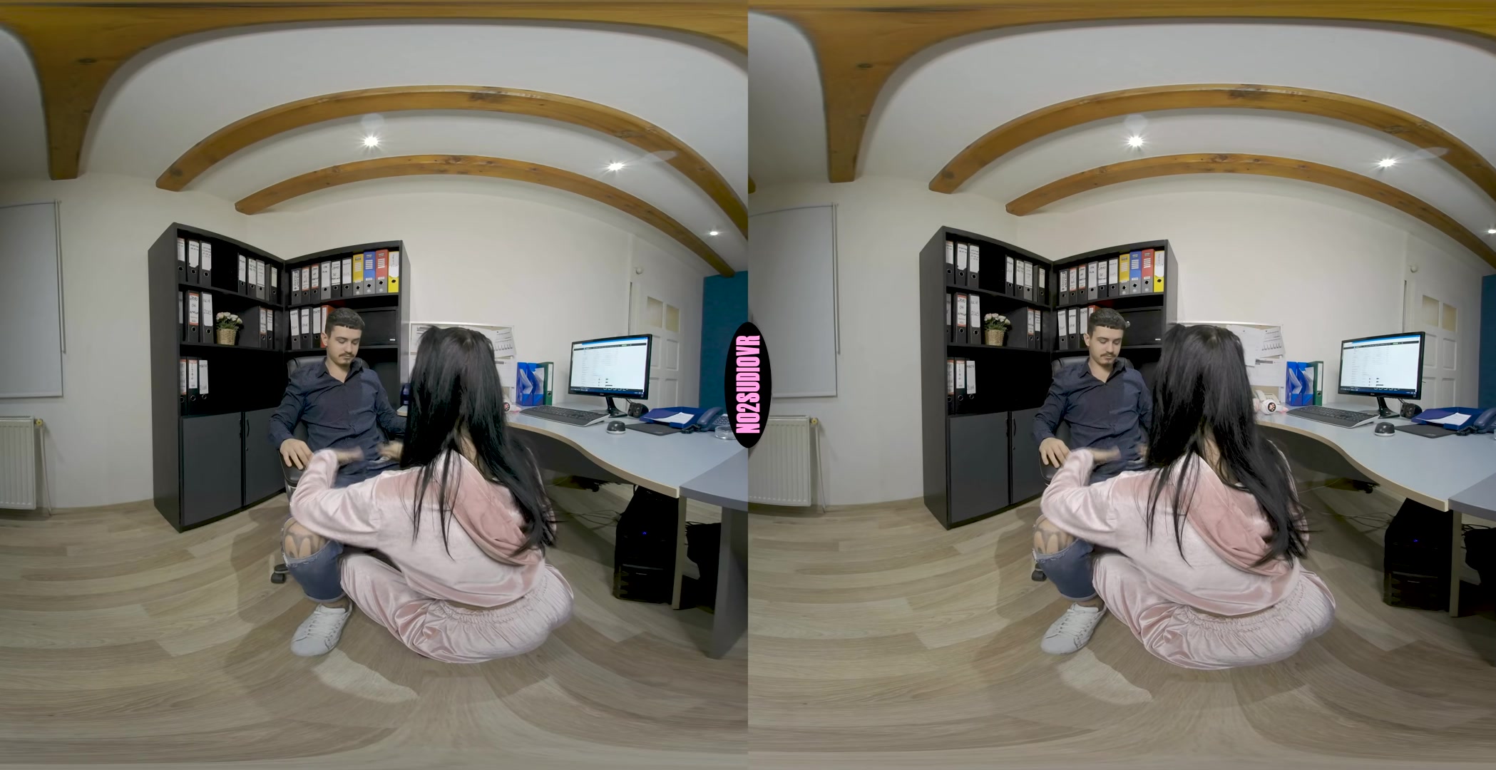 At the Office - Hot Massage - No2StudioVR