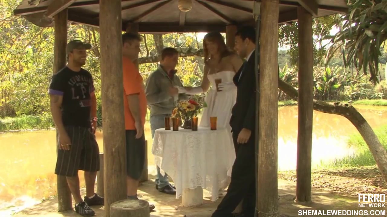 Busty Amazon Ts Bride Deflowers Her Grooms Virgin Ass