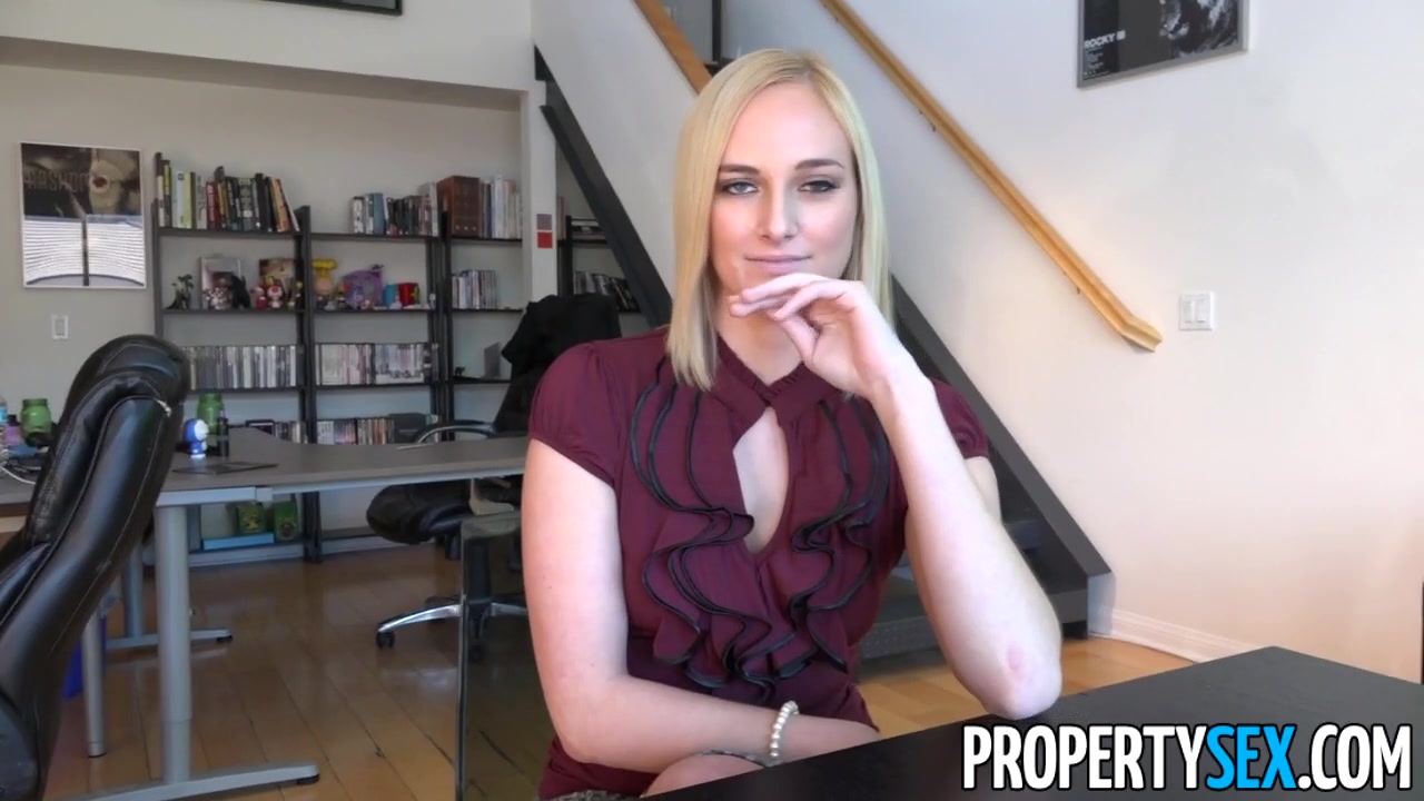 PropertySex Hot Blonde Agent Kate England Lands New Client