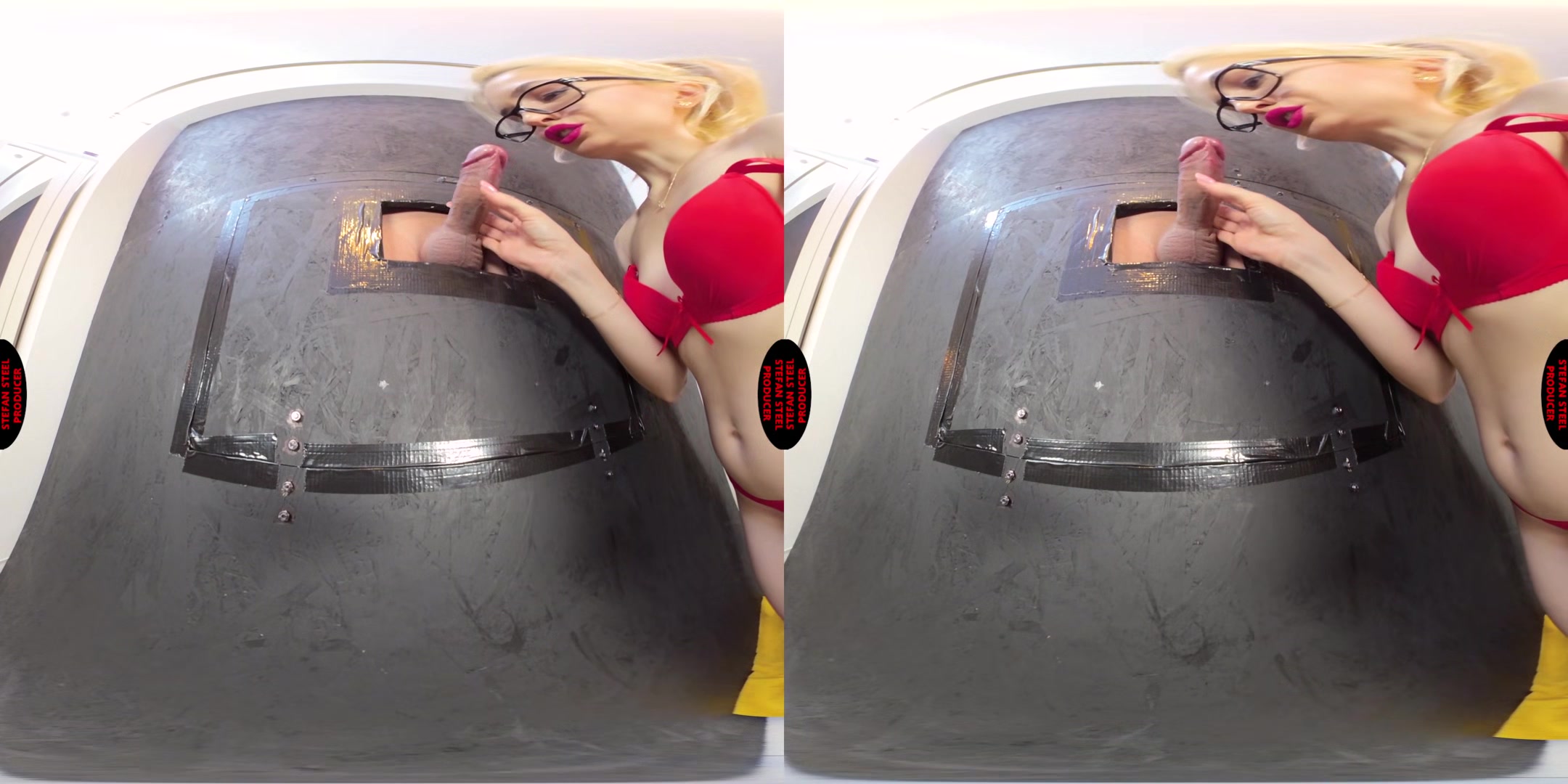 A New Fantasy Doggy Style On Glory Hole (Creampie) Christal Hot