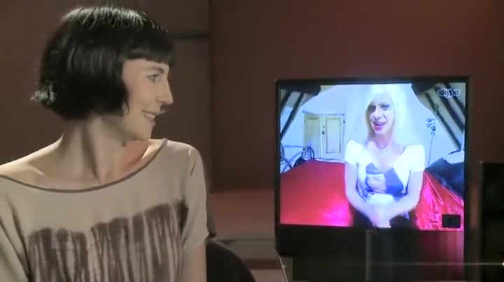 cute brunette drilled By A Blond shemale