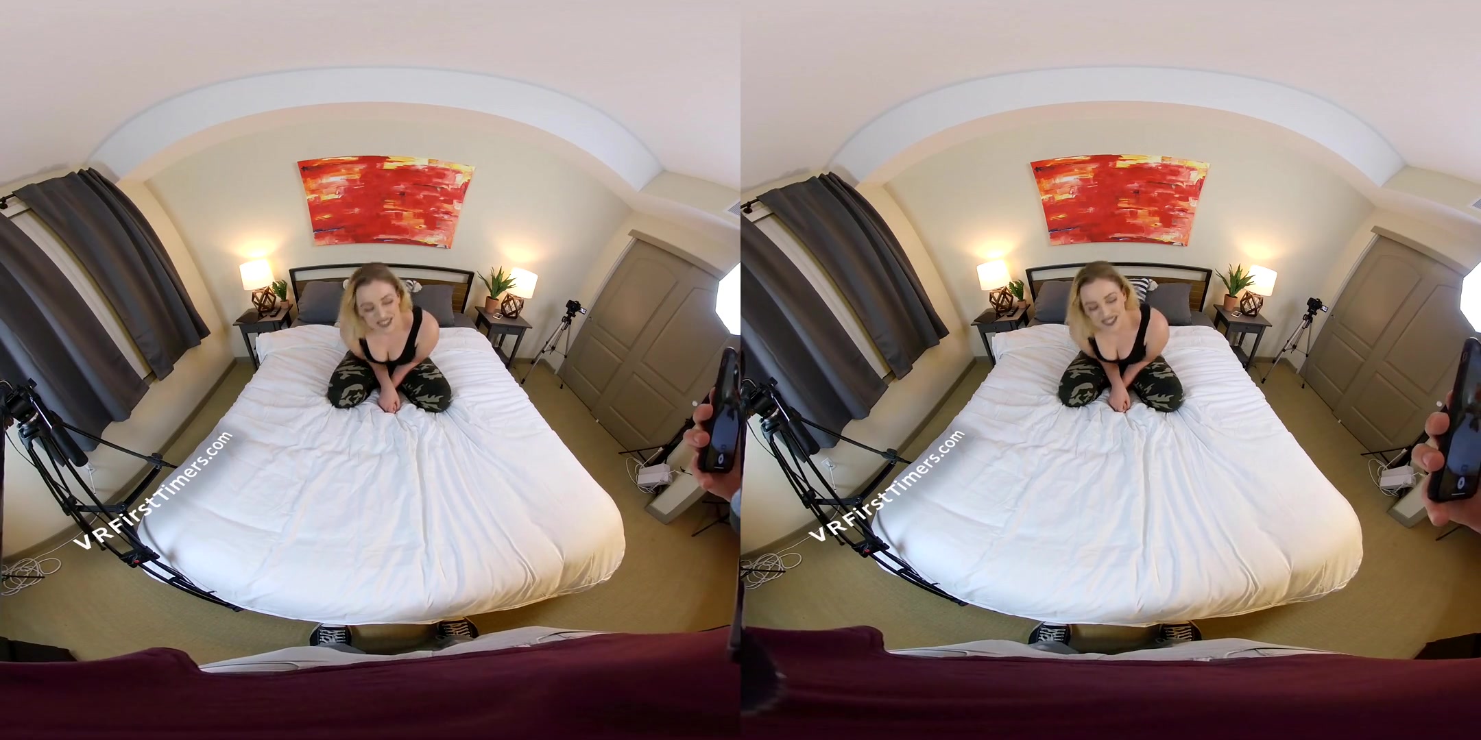 AMATEUR VR PORN Krystal Kash's First VR Scene