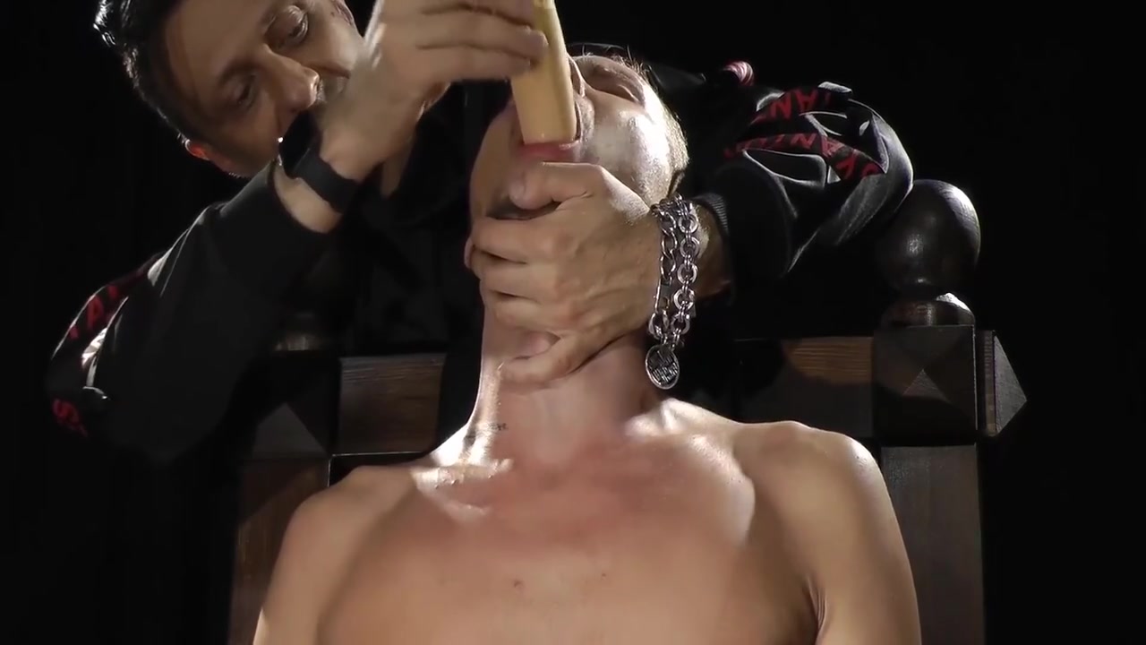 Sub On Chair With Dildo In Mouth 9 Min