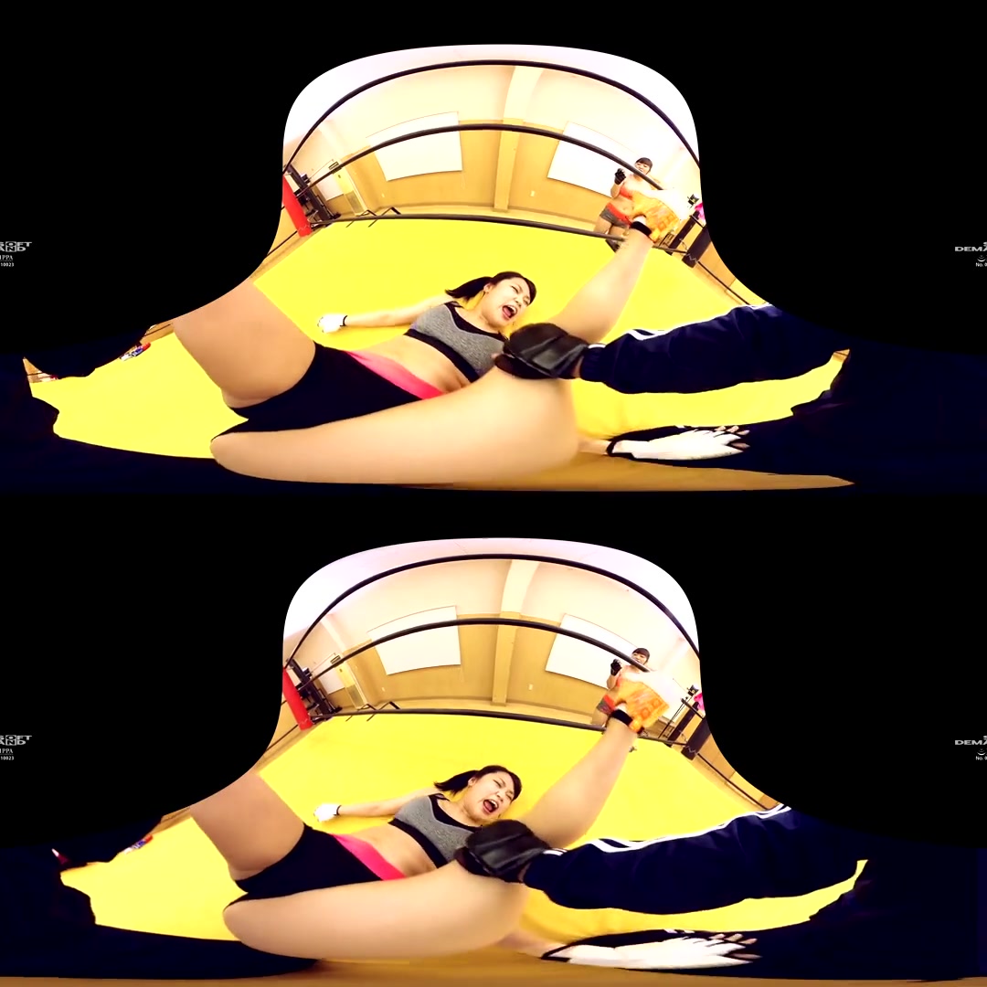 Yuka Asami, Rika Mochida Leg-Stretching, Tit-Shaking Sparring at the Gym 2 - SexLikeReal
