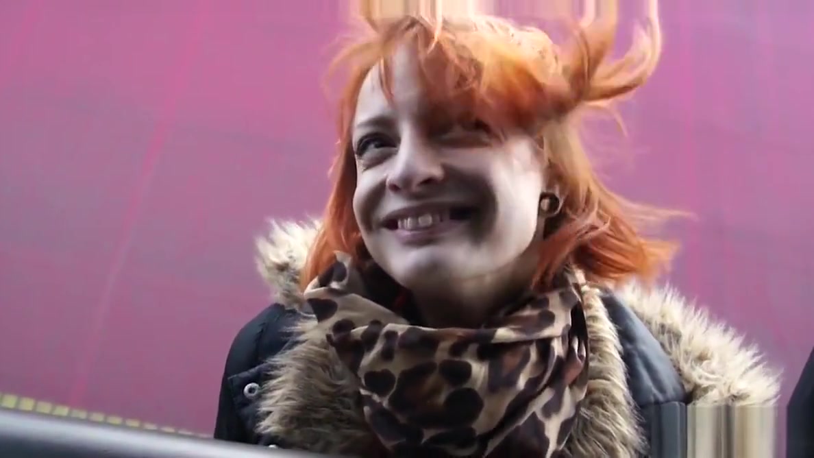 Amateur redhead street whore loves outdoor cock sucking
