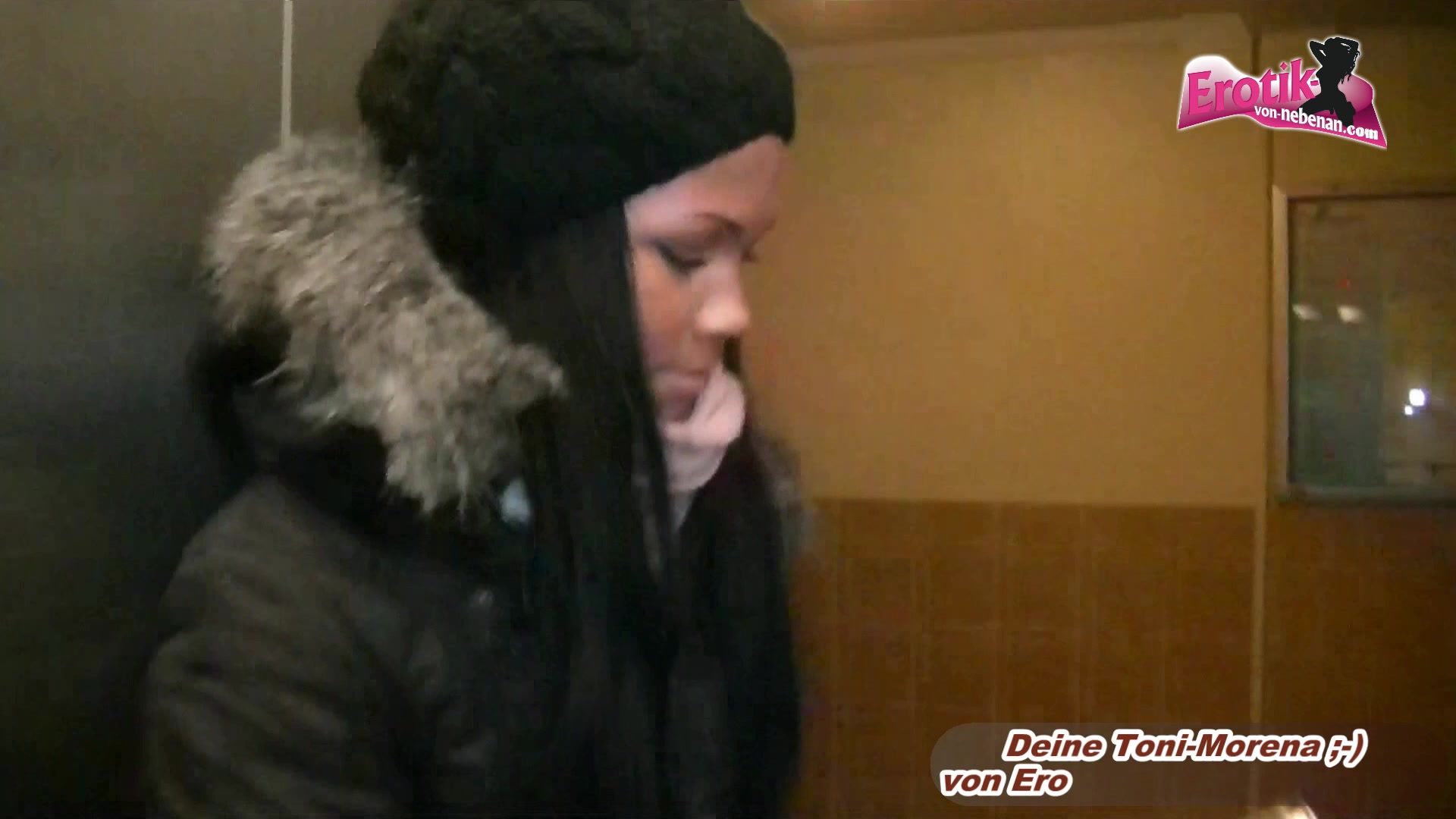 German ebony teen 18+ hooker visit a young boy at home