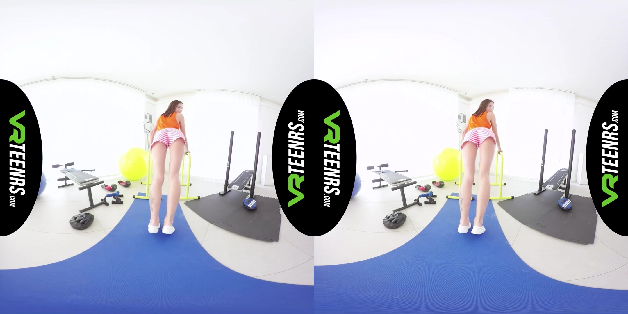 Lavana Lou in VR teen 18+ Masturbating In Gym Room - VRTeenrs