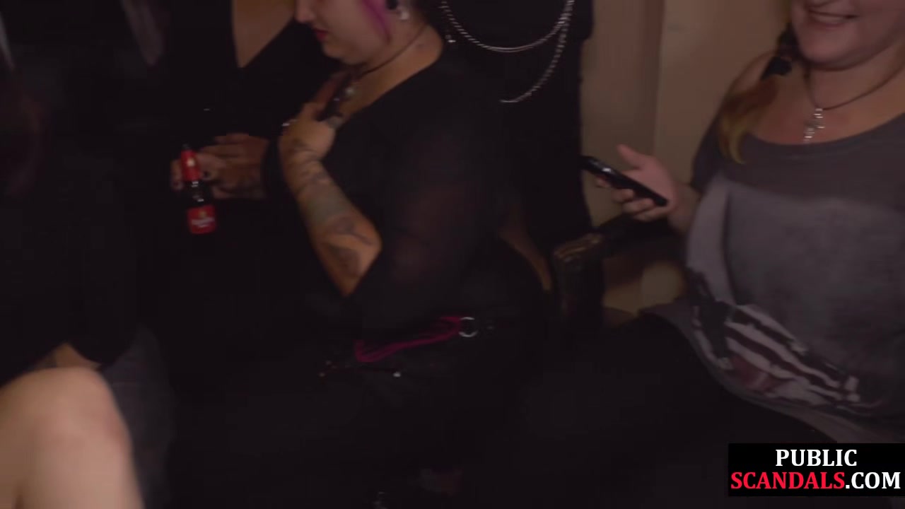 Public fucked babe fisted n mouthjizzed in front of