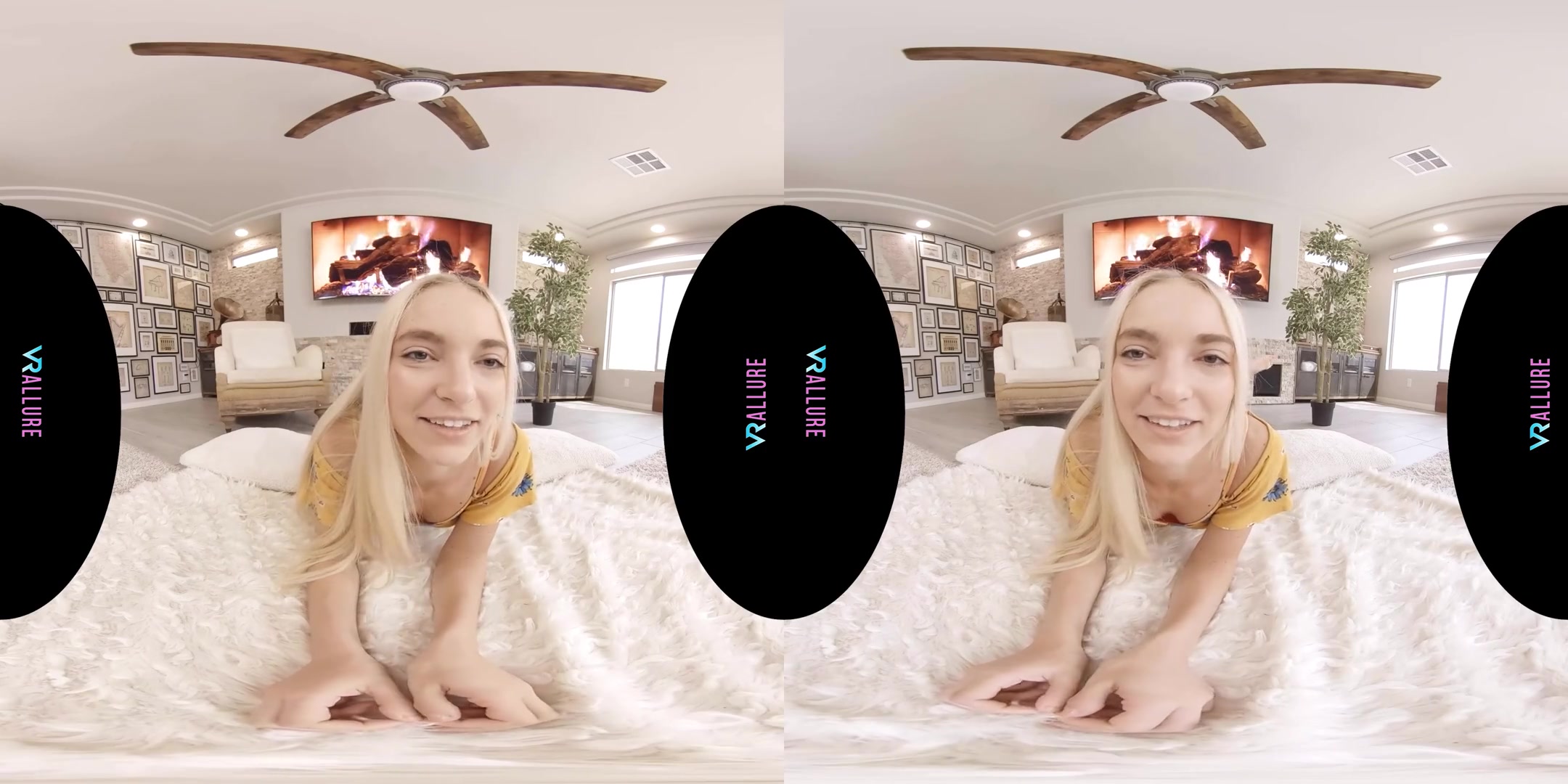 Come Get Comfy By The Fire With Me! - Cute Blonde teen 18+ Babe Hardcore with a Tommy Torso