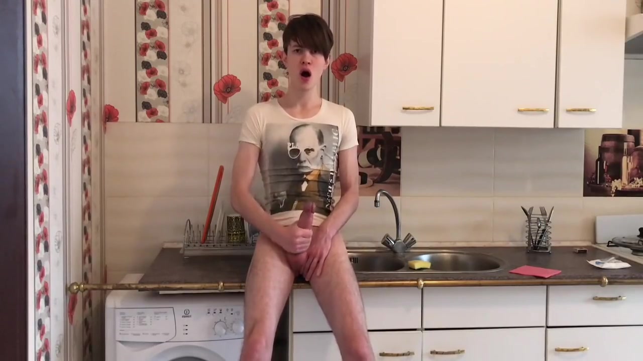 Cute Stepson Touches His Extra Long Dick In Front Of Stepdaddy / Big Loads / Cumming Hard / Wanking 5 Min