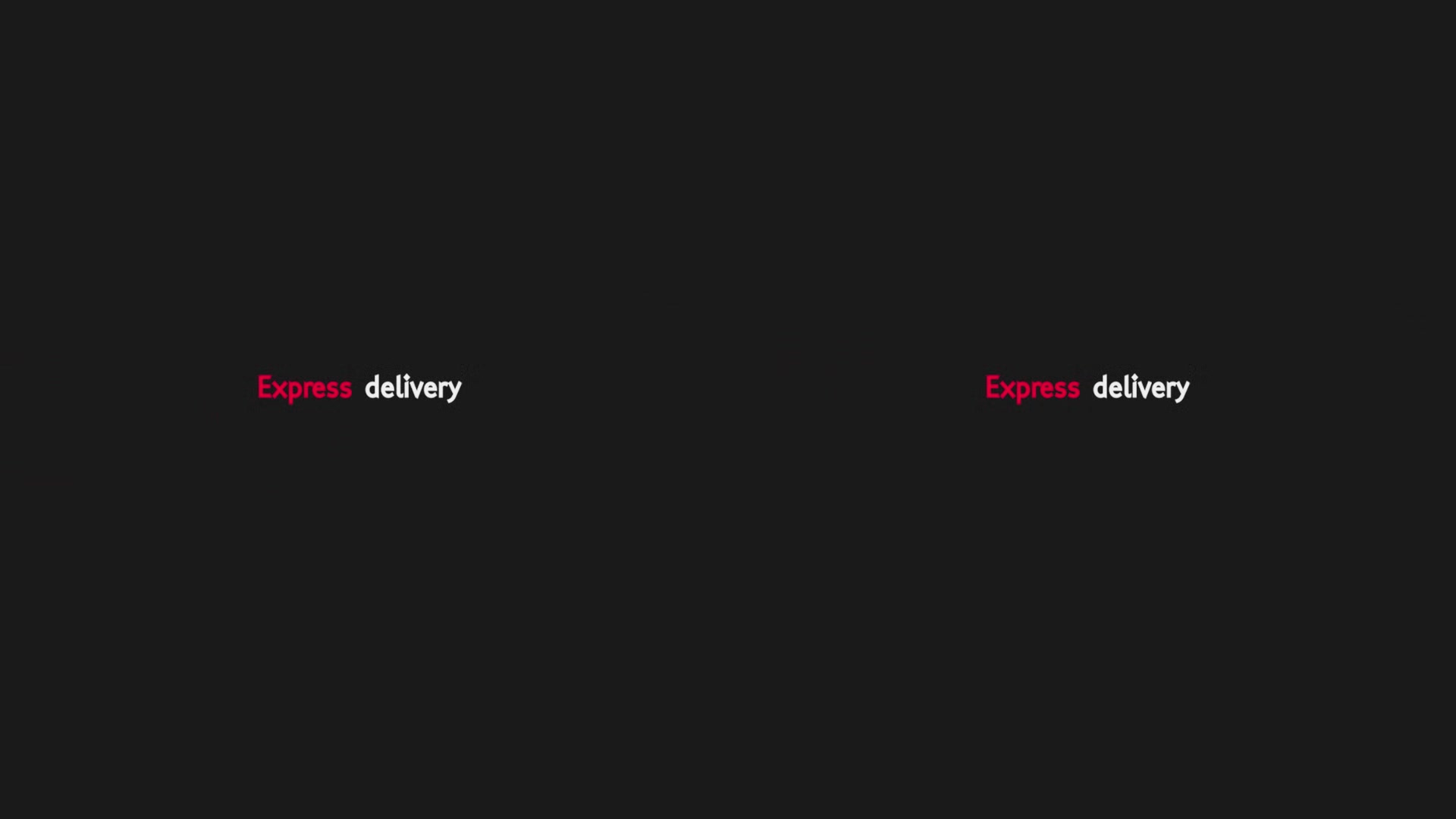 Express delivery