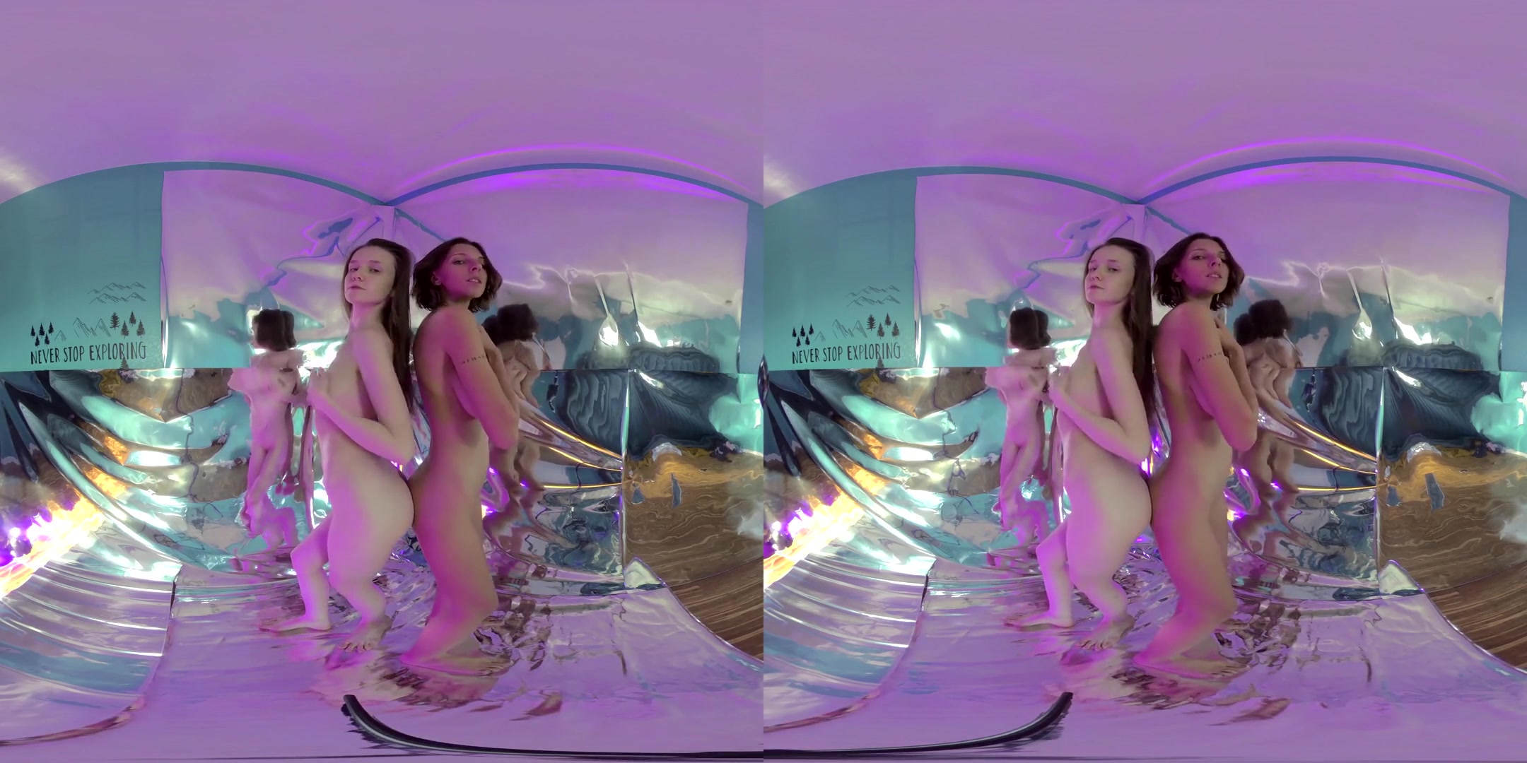 Lights Up - Two Amateur Babes Dance For You - SexLikeReal