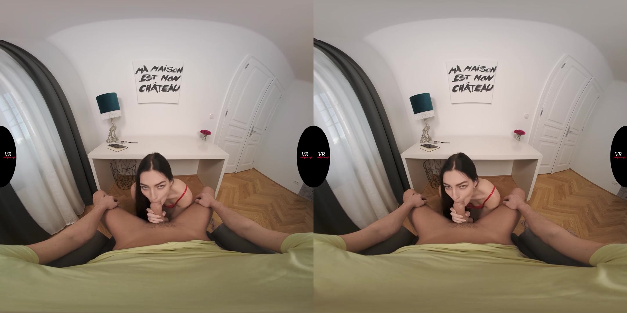 Edging Delight for Workaholics - Gorgeous Brunette Sucking Your Cock VR Edging