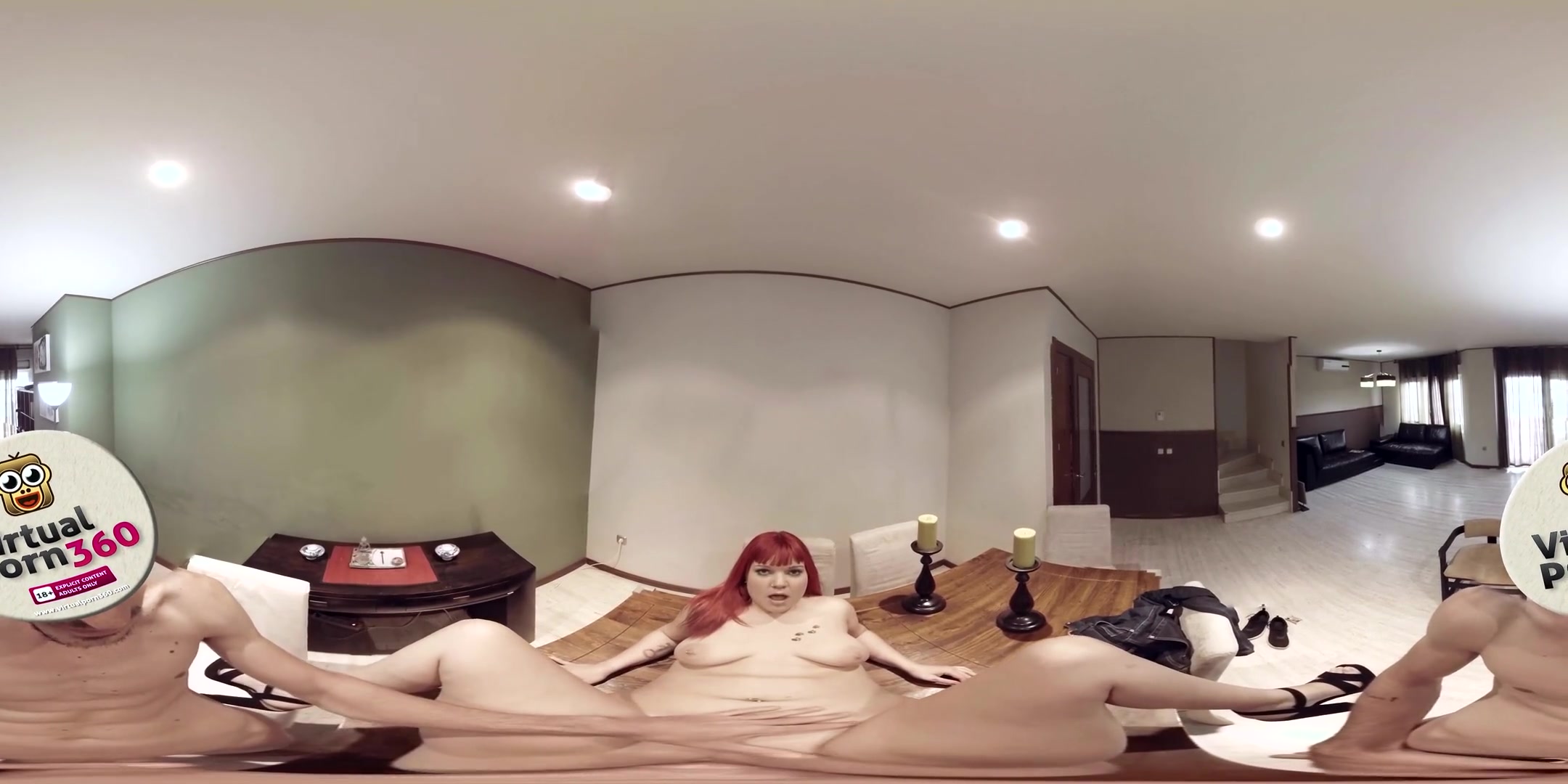 Mey Max in Redhead May Fucked on the Table - VirtualPorn360