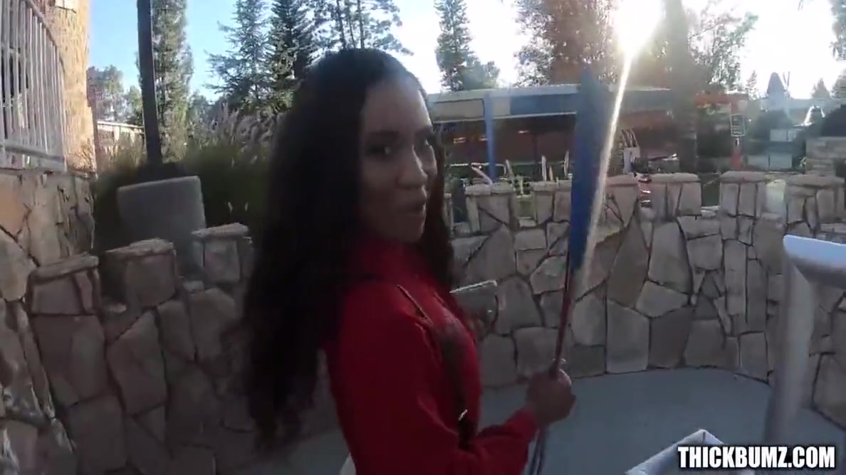 Demi Sutra - Thick Ass Babe Plays Golf And Sits On Guys Face