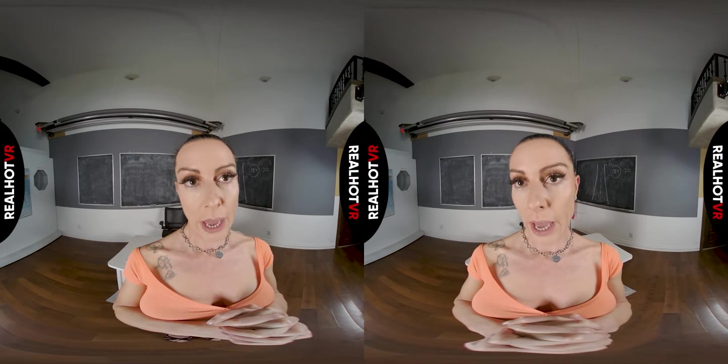 Dominating Big Tits High School Teacher Fucks Student To Keep A Secret - RealHotVR