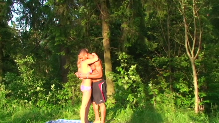 Foursome of hawt students 18+ fucking on the forest glade