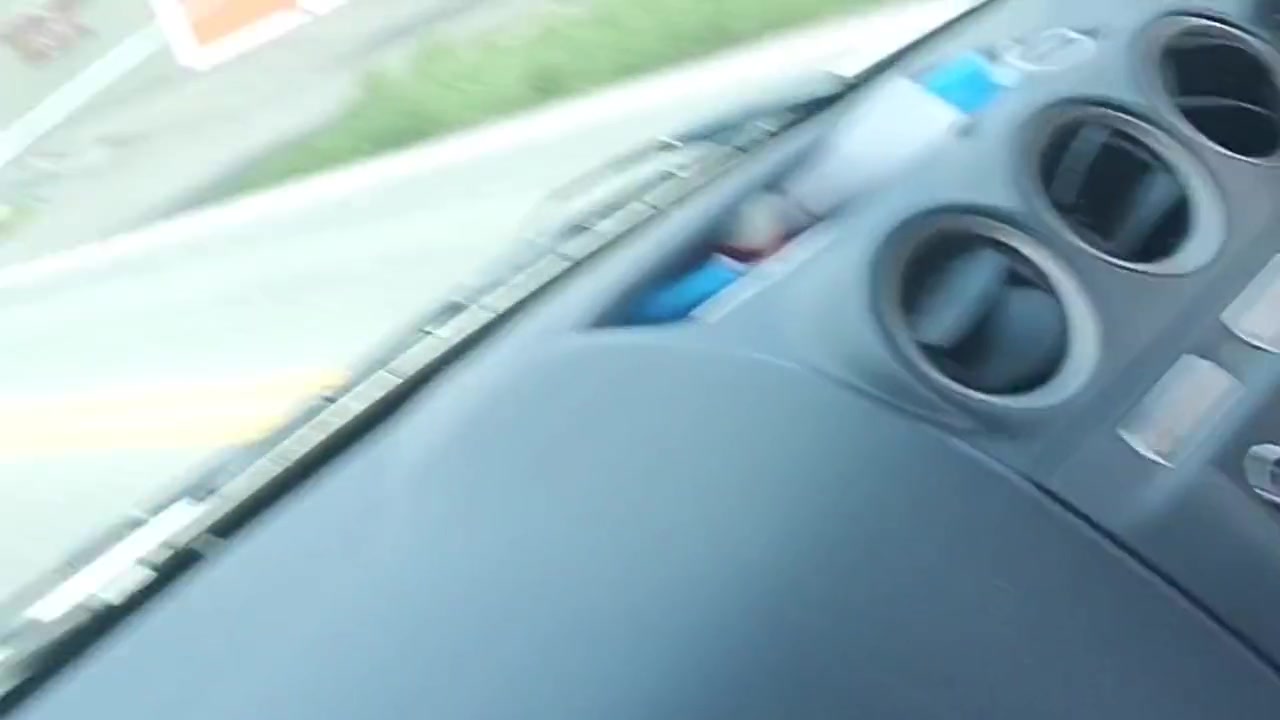 Riding Around With My Breast Out Then Pulling Over For For A Golden Shower N Me Peeing