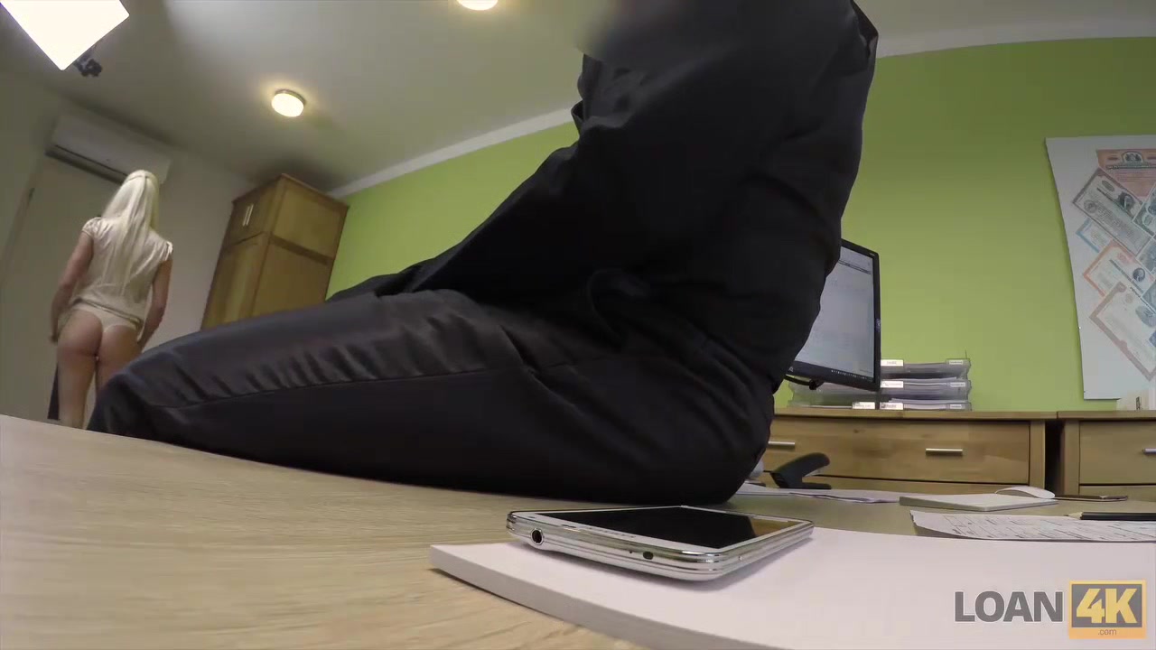 LOAN4K. Special casting is passed by blonde and she gets credit
