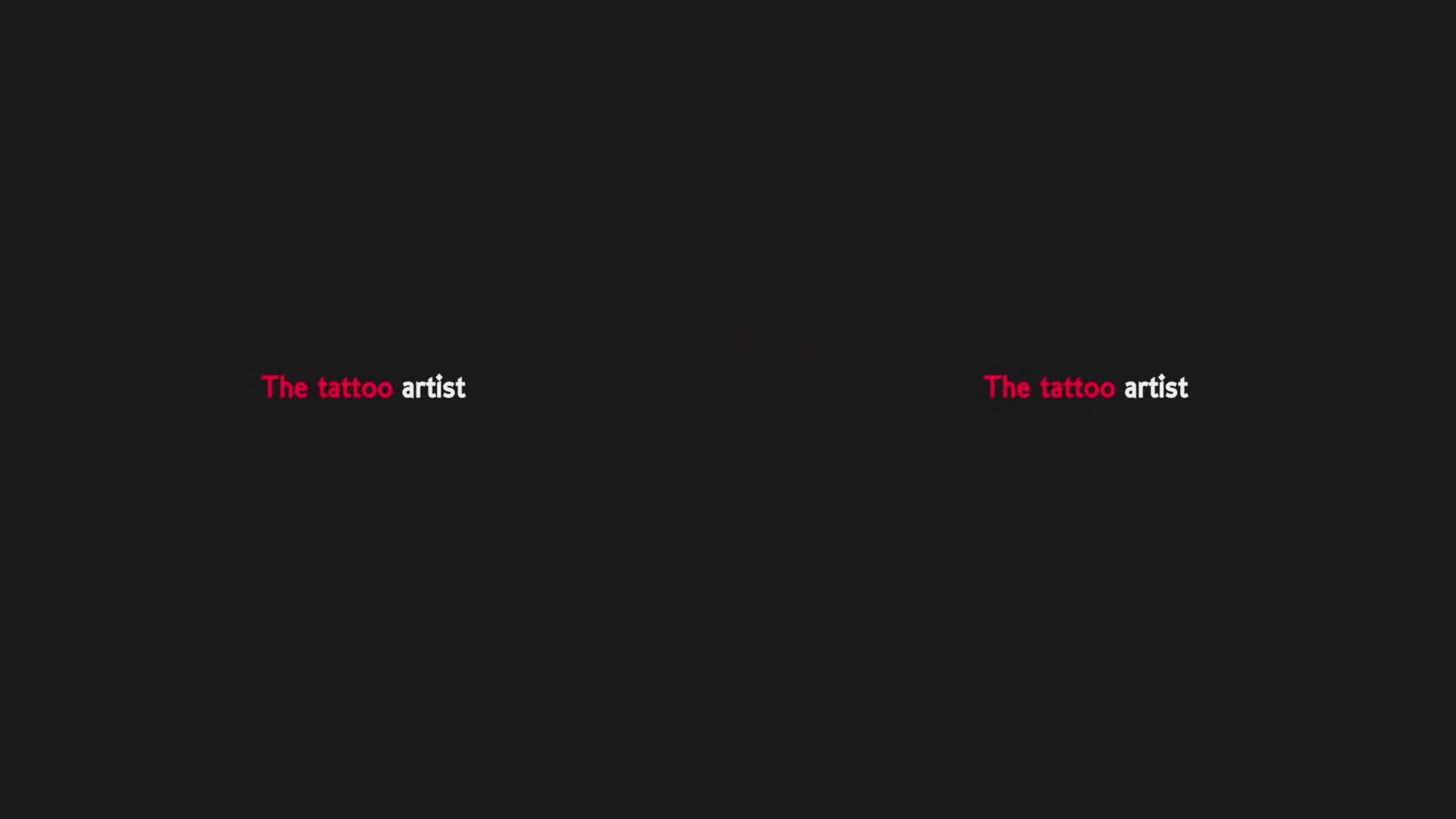 The tattoo artist