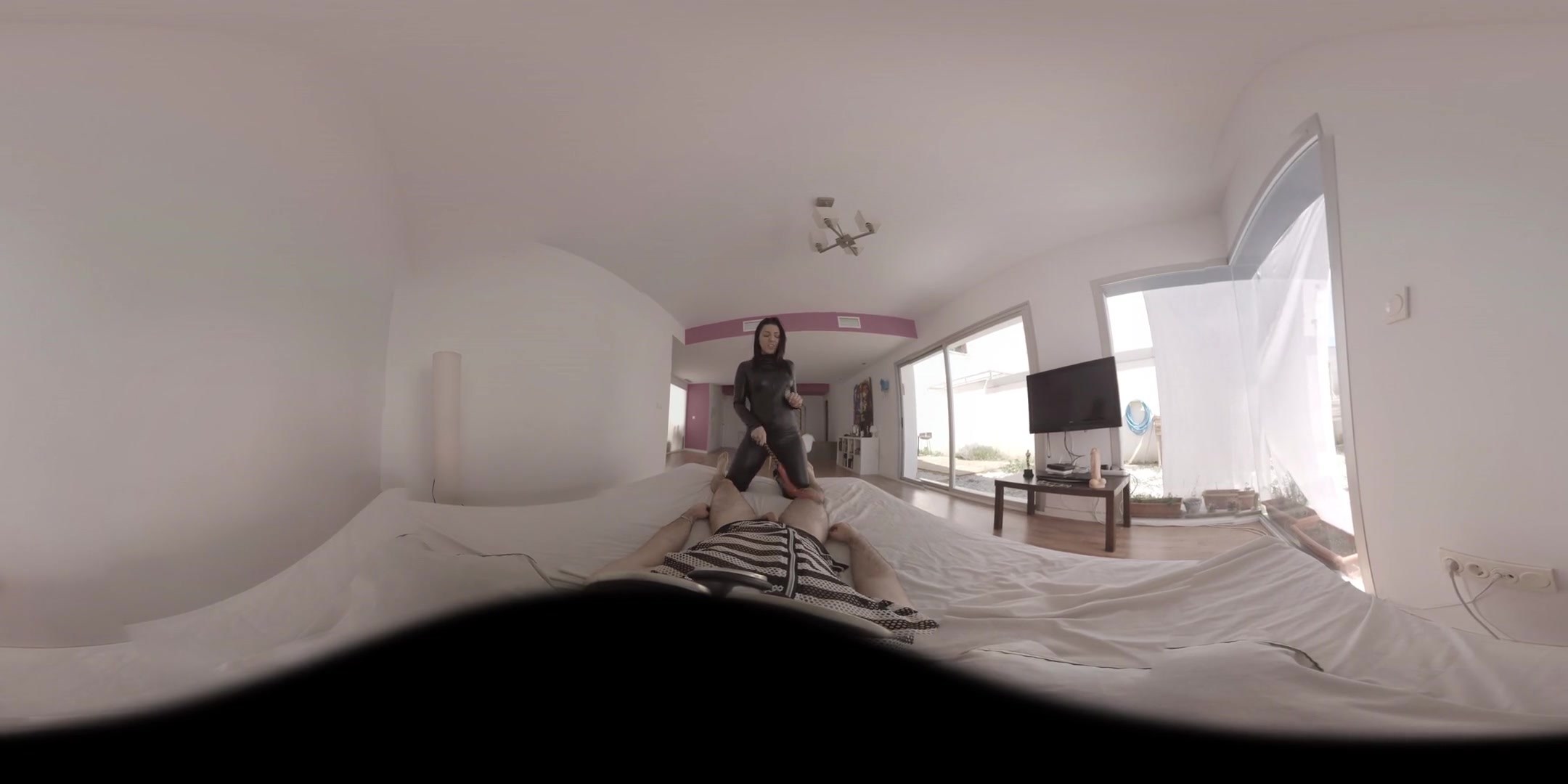 Pamela Sanchez in BDSM Lovers: Leather suit fuck! - VirtualPorn360
