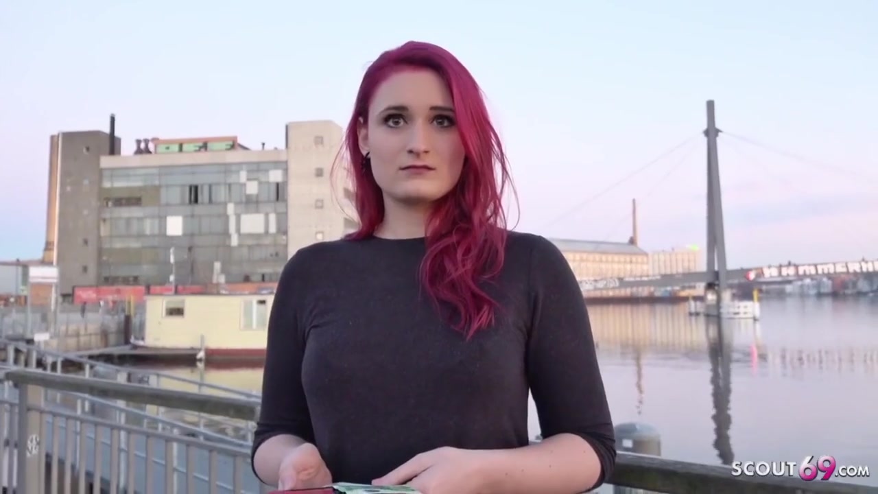 Melina May - Redhead College teen 18+ Melina Talk To Fuck At Street Casting