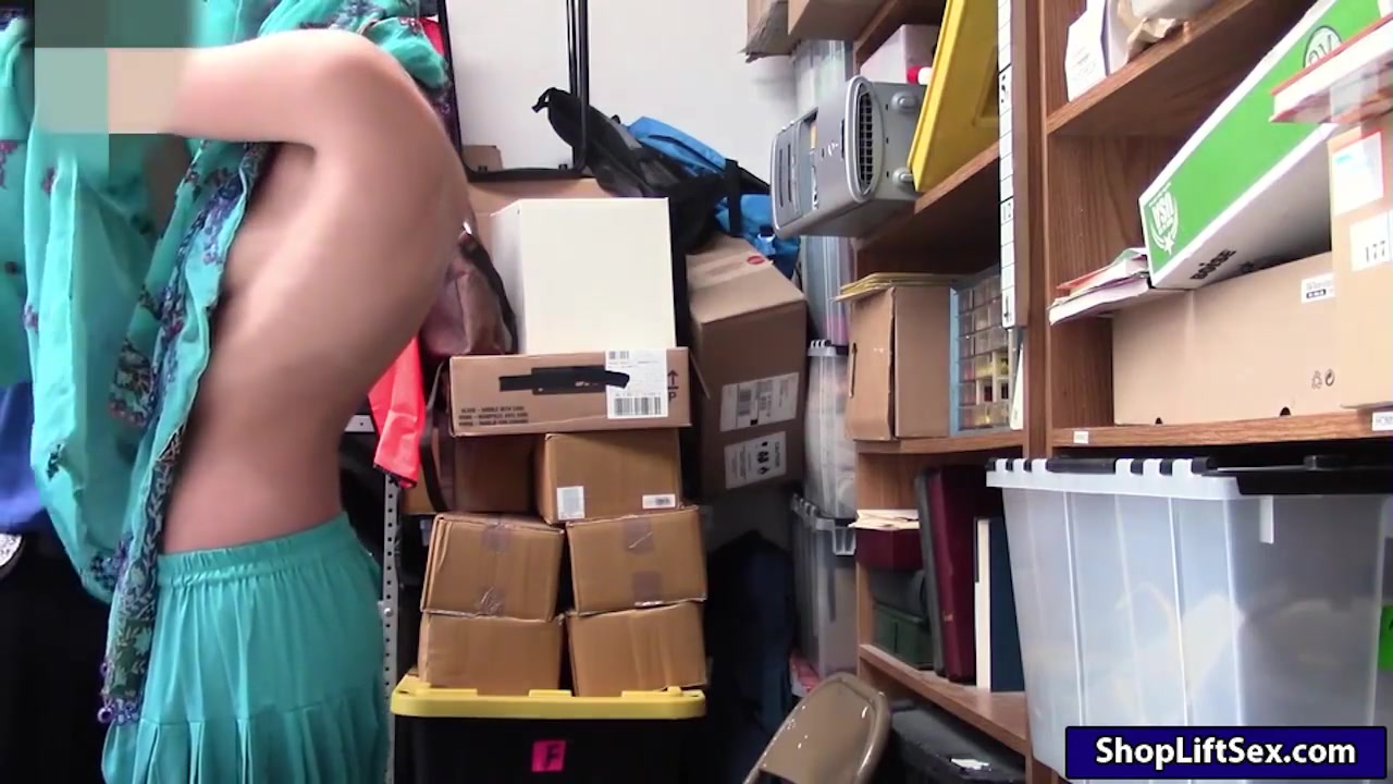 Arab teen 18+ Shoplifter Sucks Off And Banged By Officer