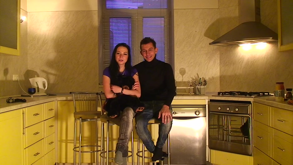 Emmy in homemade sex video featuring a handsome lassie