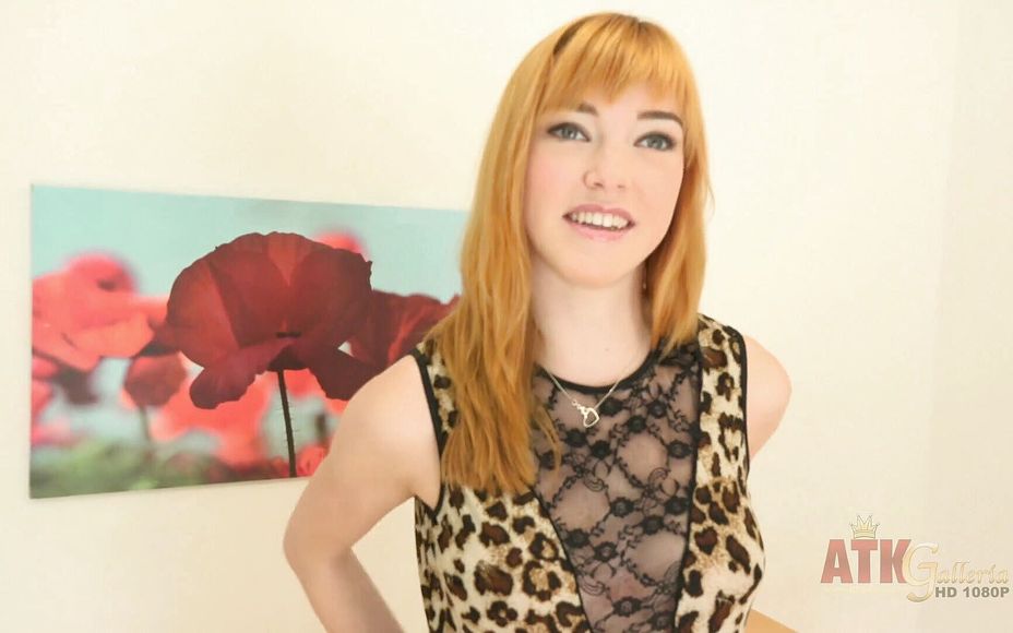 Anny Aurora enjoys posing for the camera at casting