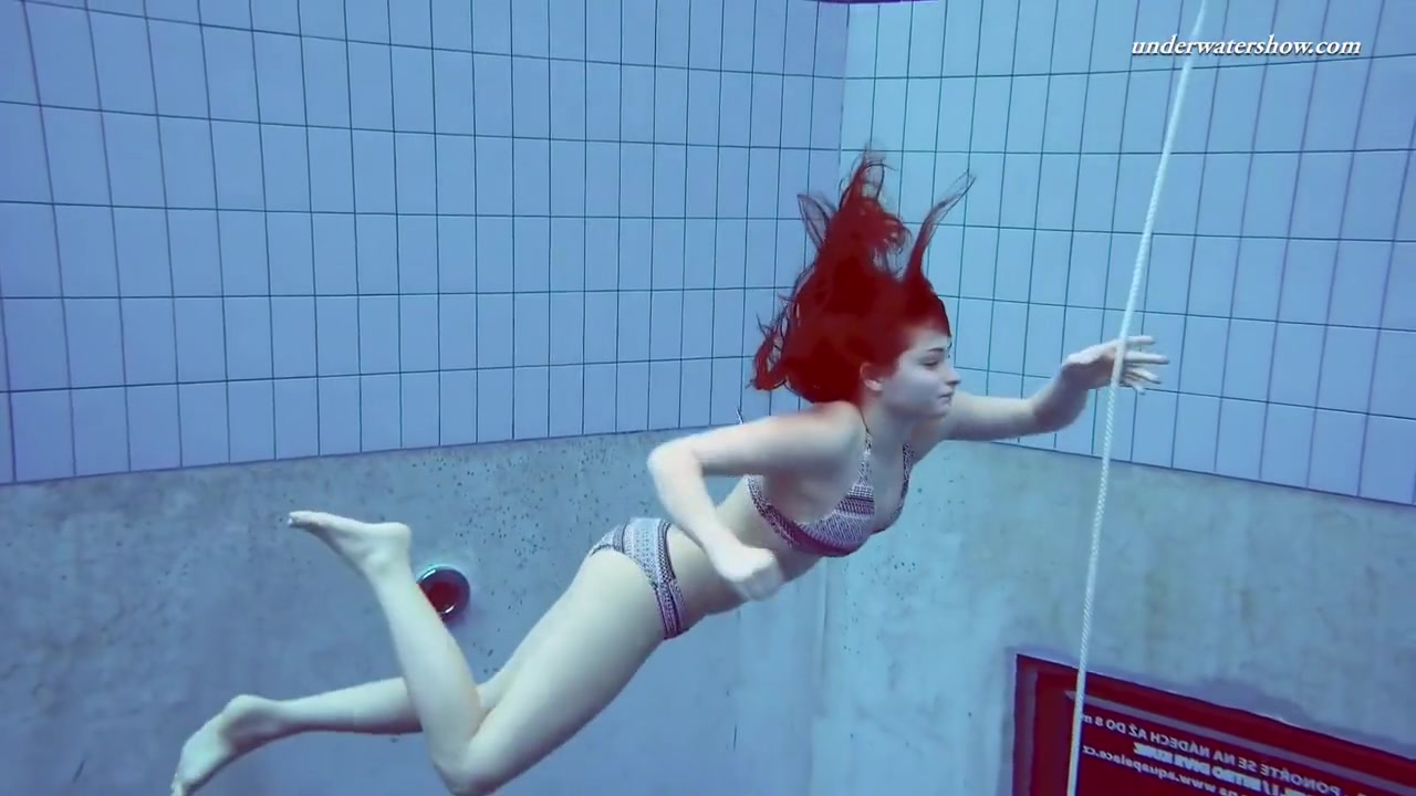 Big Tits Teenie Liza Bubarek Swimming Naked In The Pool