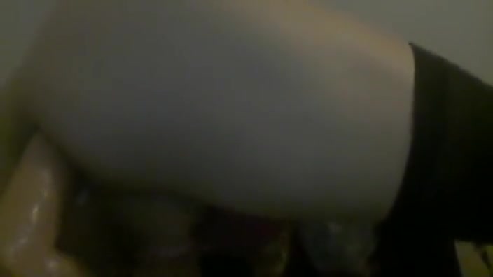 trans girl in chastity fucks her ass doggystyle