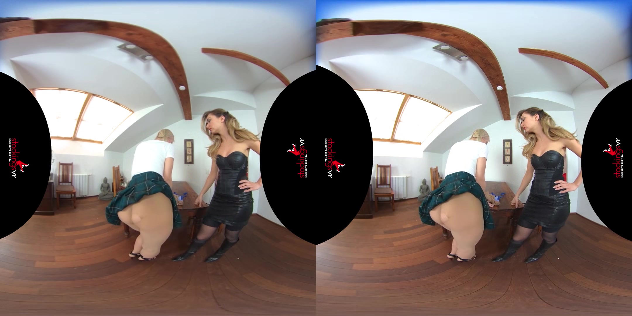The schoolgirl 18+ and the domme starring Victoria Puppy and Nathaly Cherie