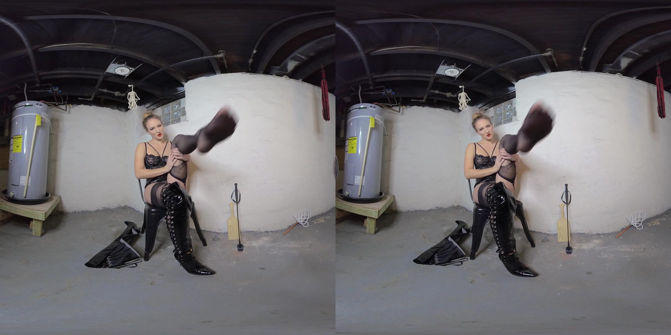 Domimatrix Foot Worship JOI with Countdown, Feet Multiscreen Overload - IntimoVR