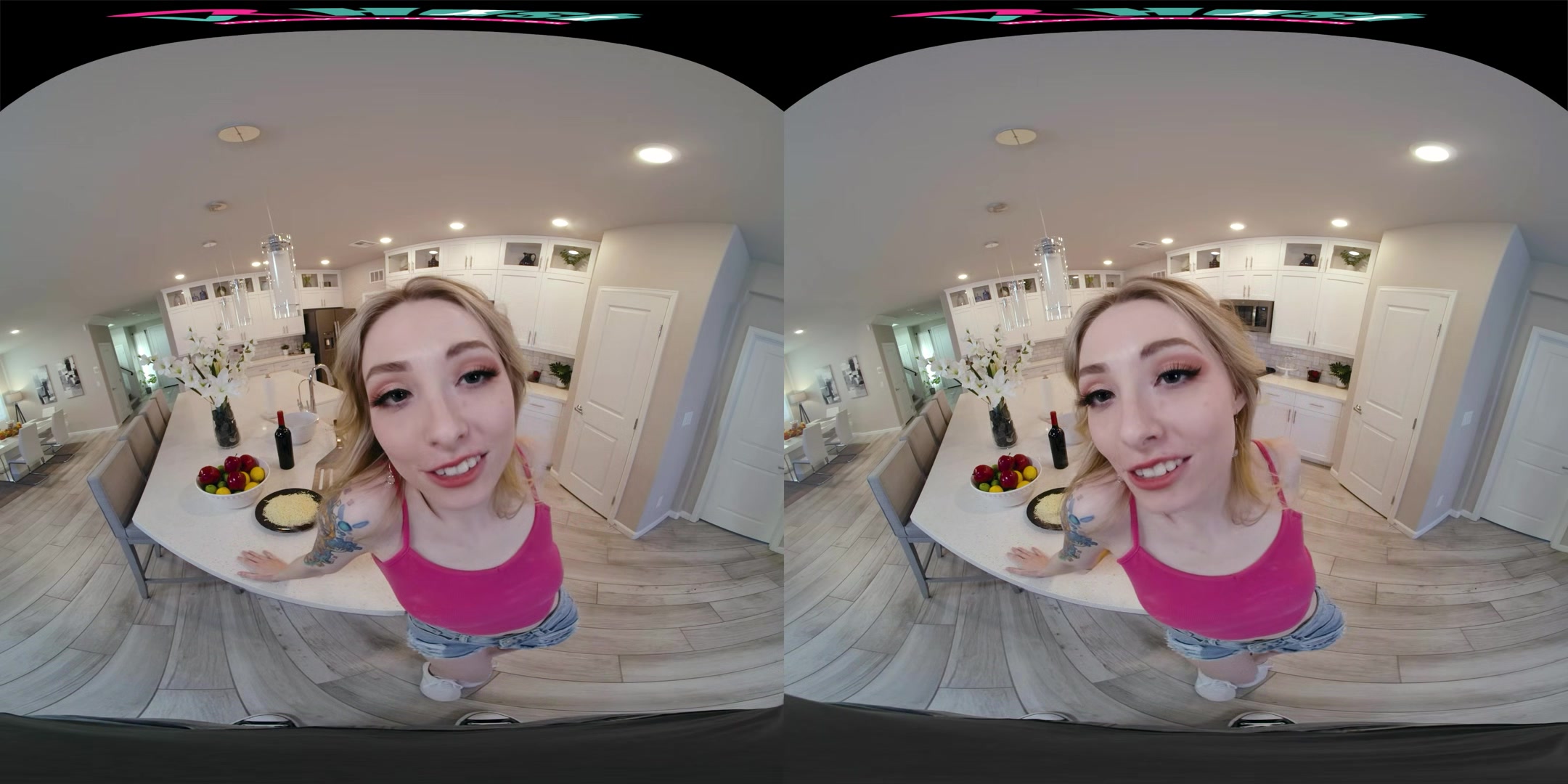 VRHUSH Hot blonde Ailee Anne wants it in the kitchen