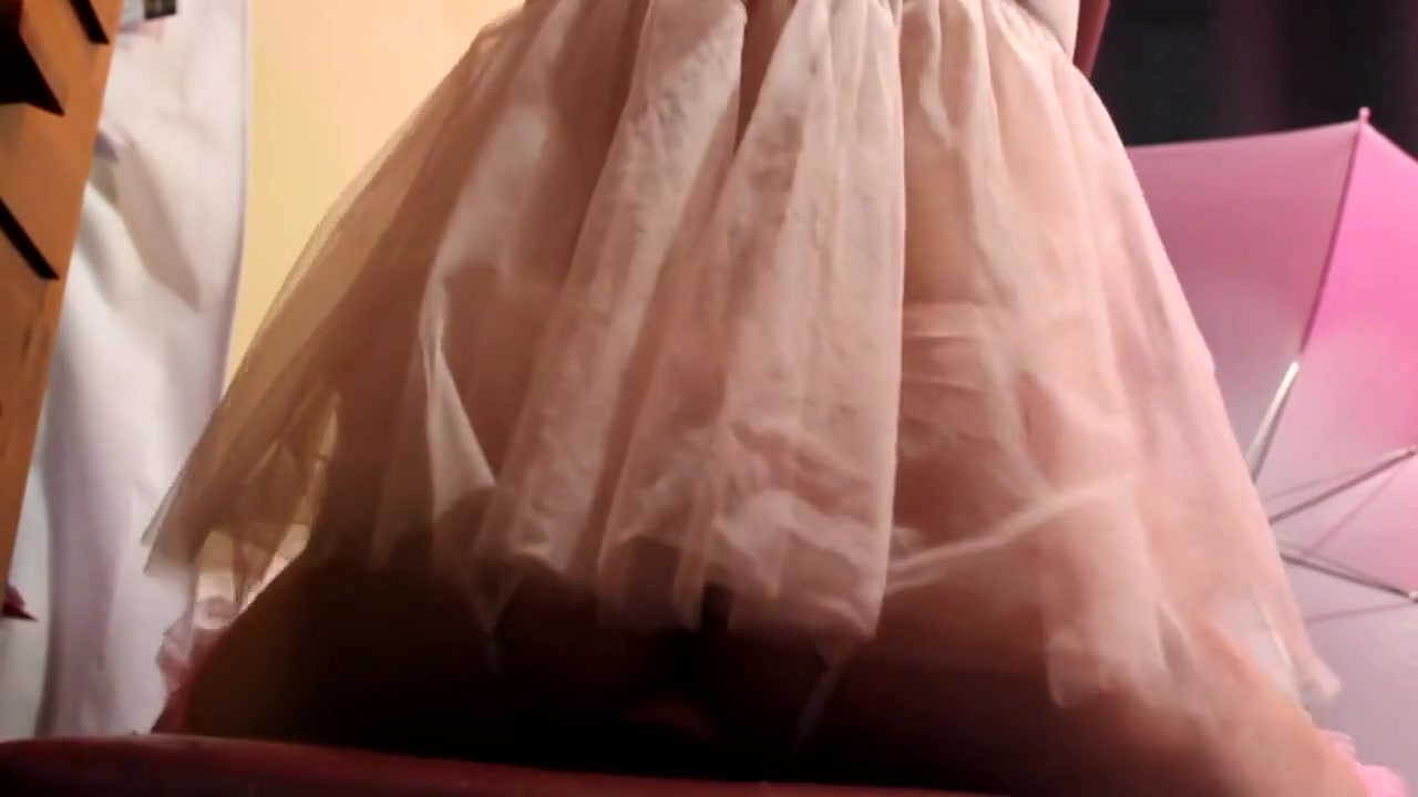 Trans Girl Jada Dulce Rides A Dick Strapped To A Chair In Pink Lingerie