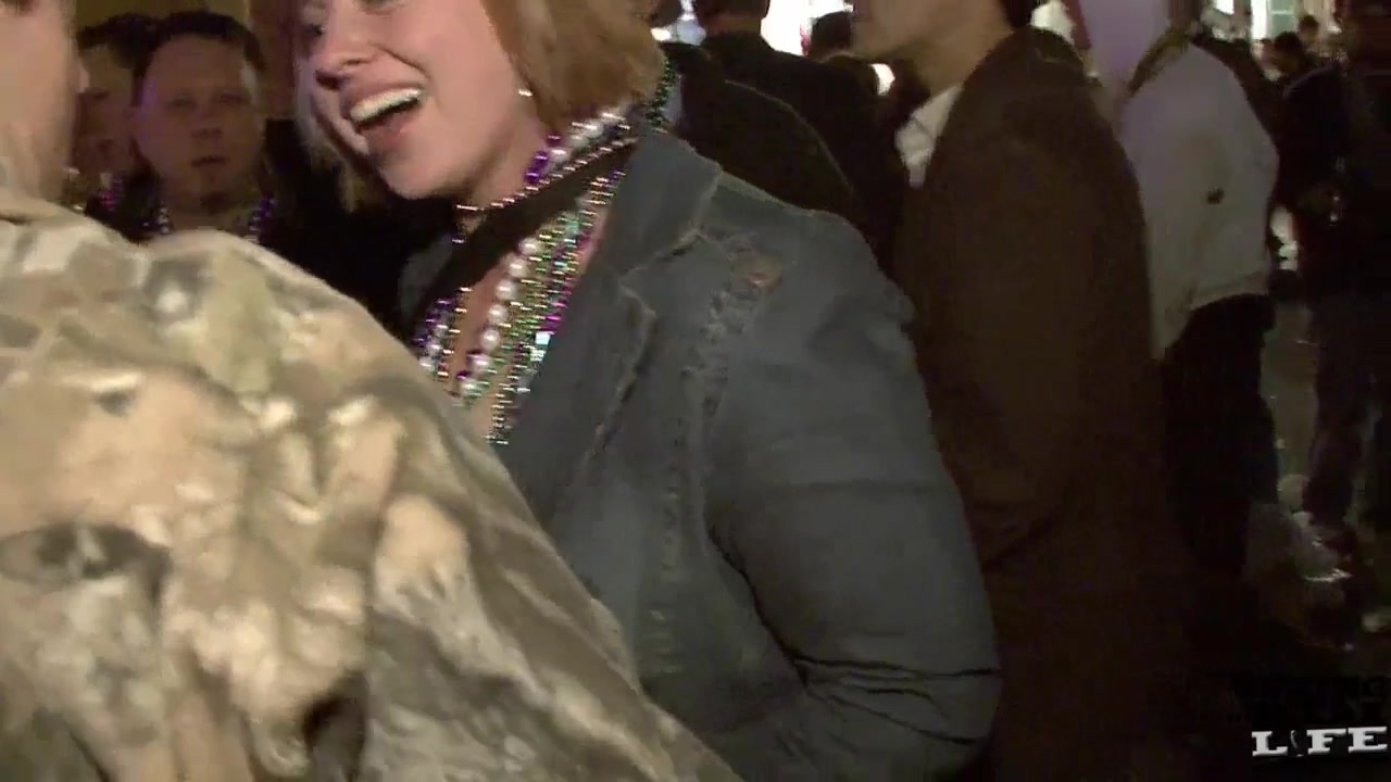 Awesome Mardi Gras Tits - SpringbreakLife