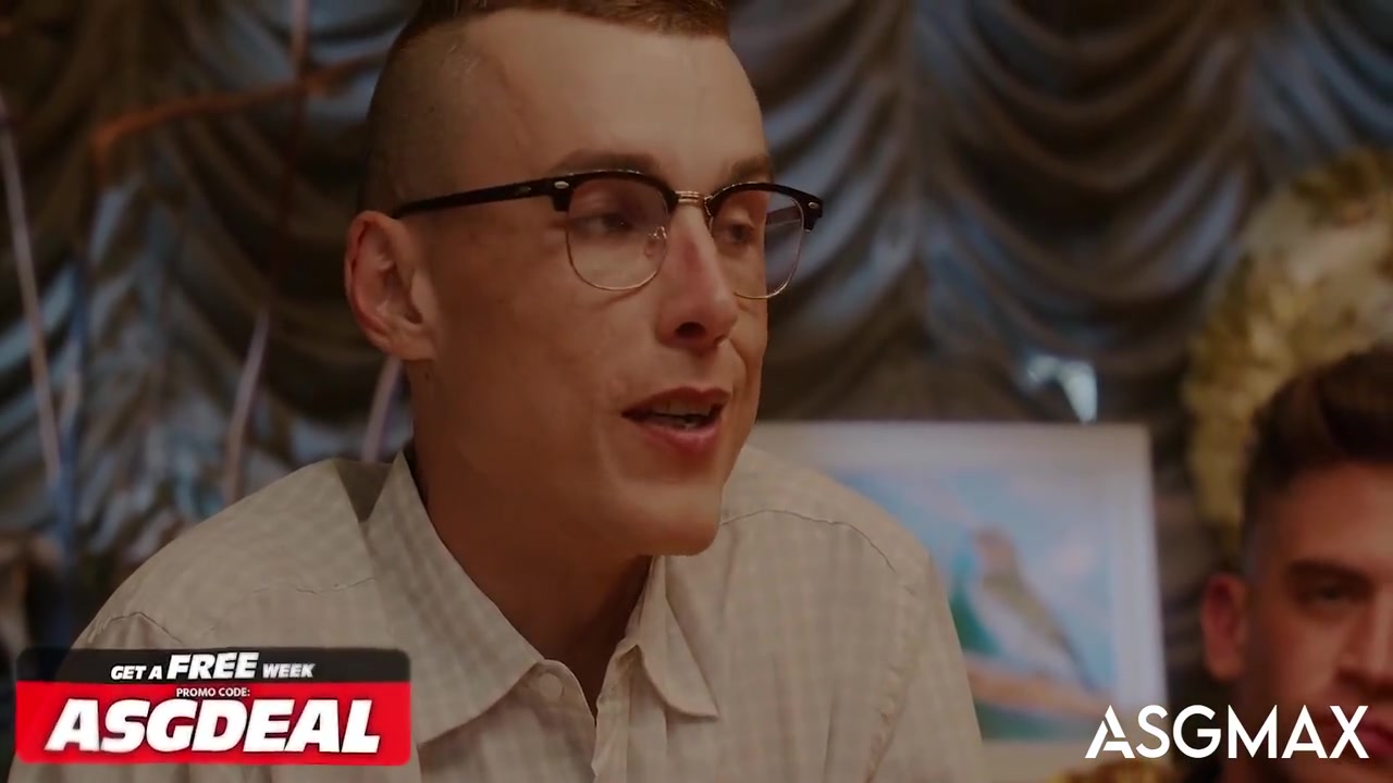 Hoss Kado In Sneakily Jerked Off Under Dinner Table, Then Takes Roommates Dick