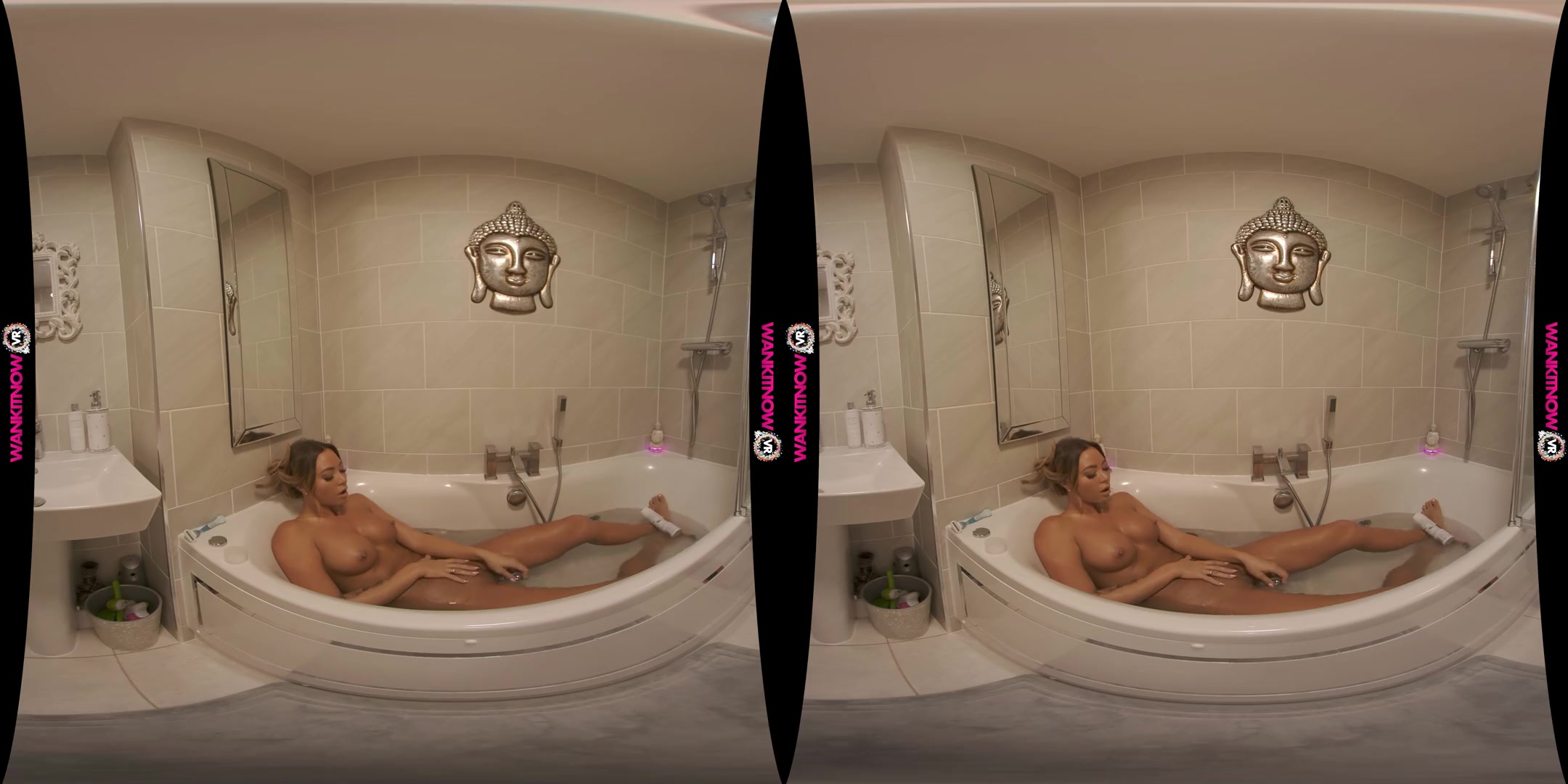 Wank And Watch - British Babe Playing in the Bathtub for You