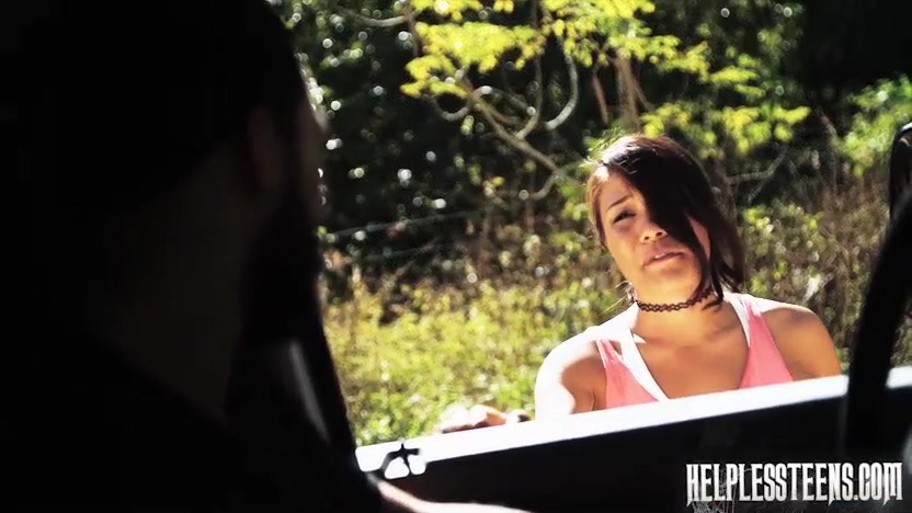 Mena Mason's Price for a Ride is Outdoor Rope Bonadage, Deepthroat BJ, Rough Sex