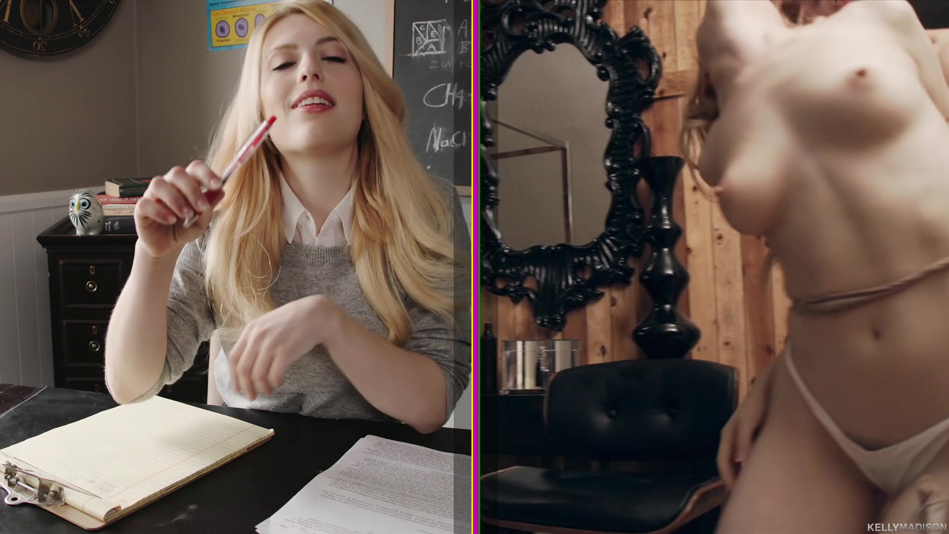 Split Screen Teacher - Starring: Emilia Song - PornFidelity