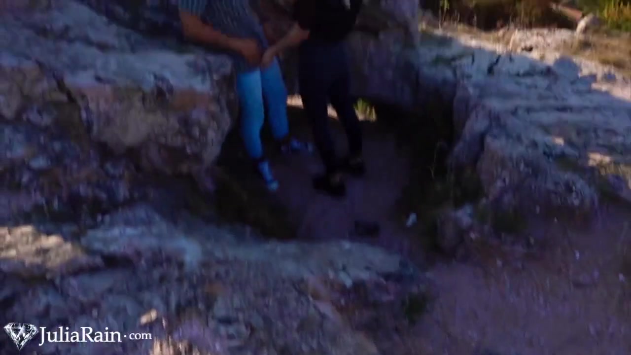 Sexy Blonde Deepthroat Big Dick Devils Kos on the Mountain Closeup
