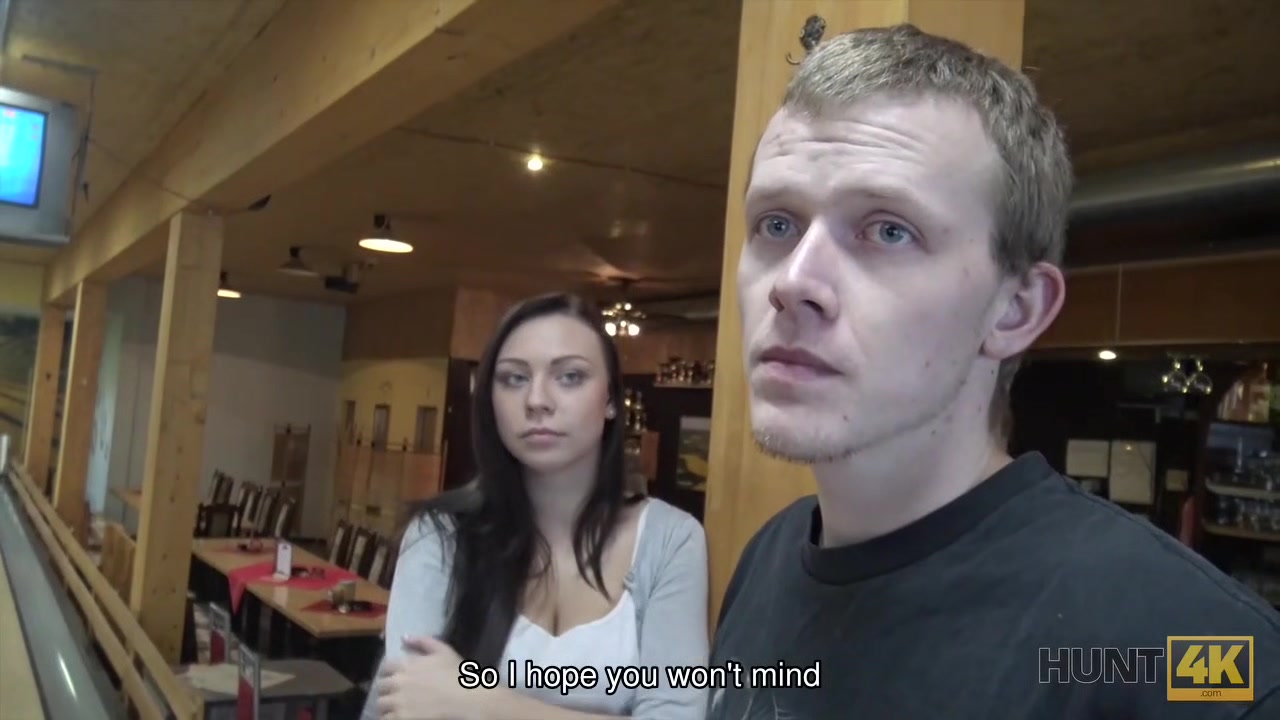 HUNT4K. Cutie makes love with stranger to earn cash for boyfriend