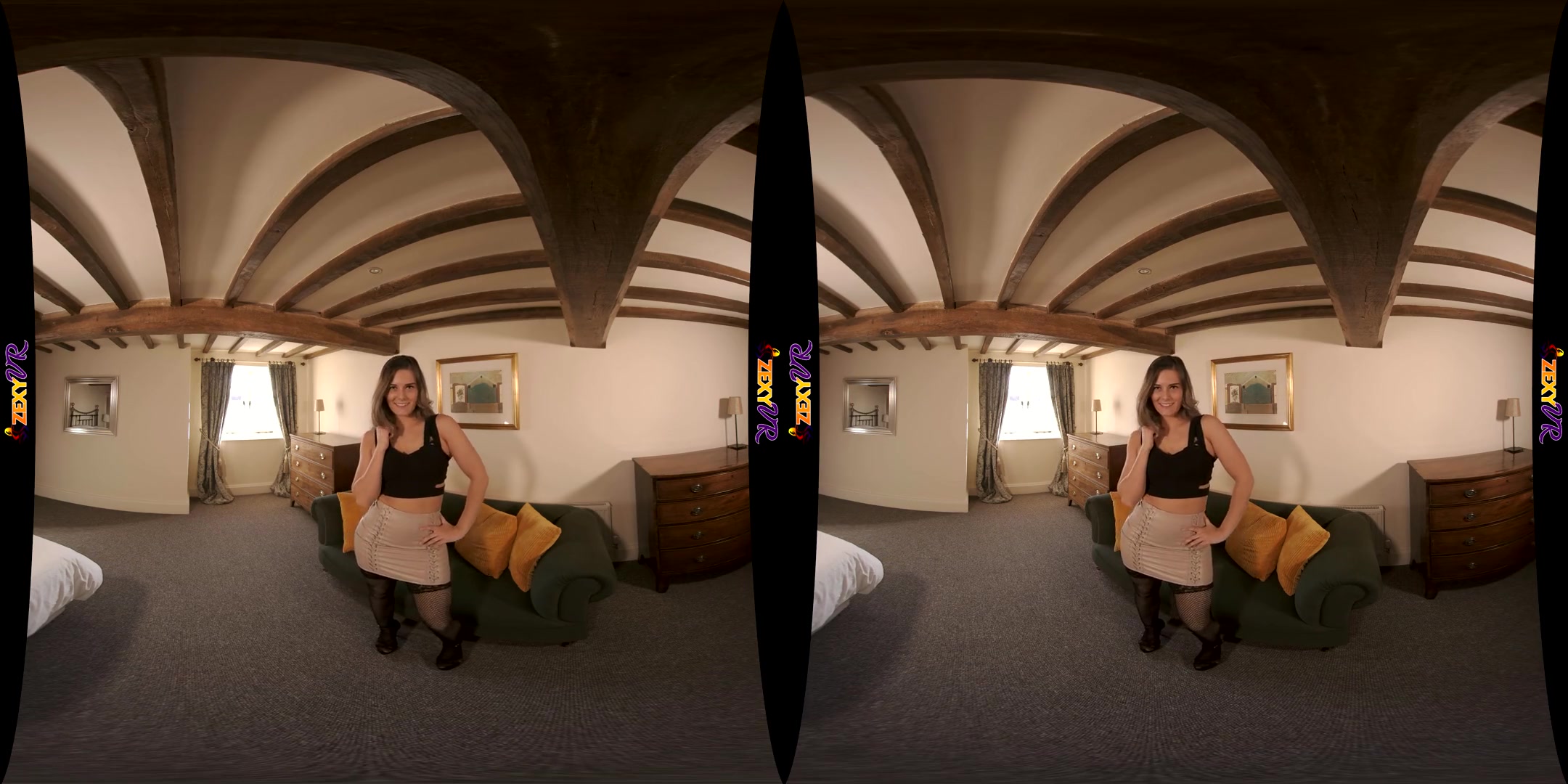 Bedroom Antics - Lingerie Striptease Small Tits