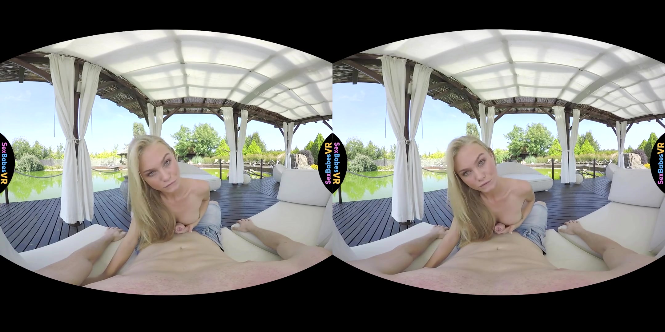 Nancy A in Romance In The Garden - SexBabesVR