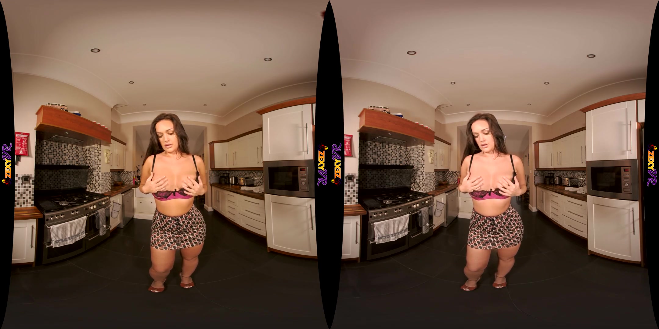 The Full English - Striptease Big Ass Big Tits - SexLikeReal