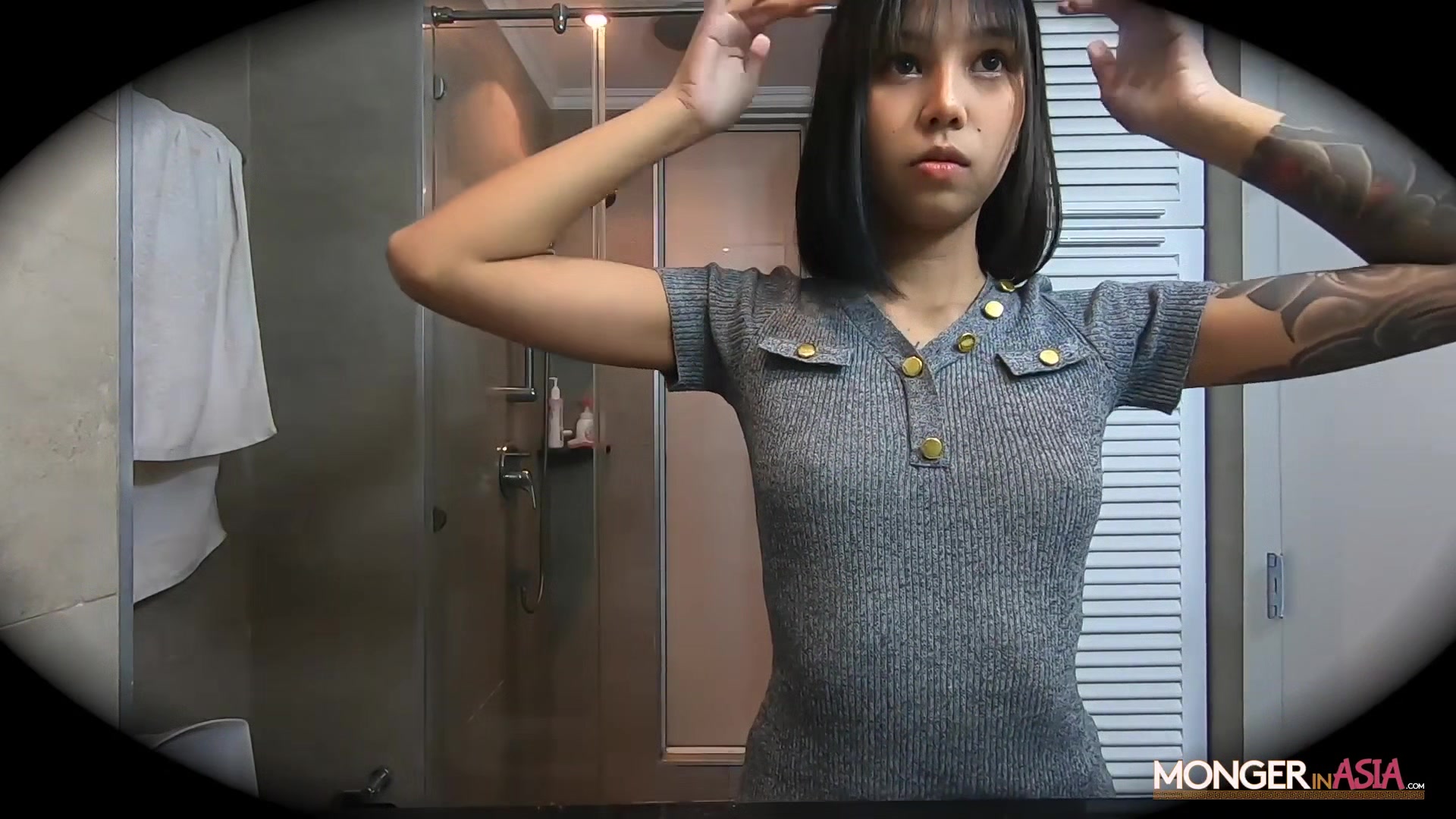 Cute Thai Emo Chick Gets Creampie Surprise On - MongerInAsia
